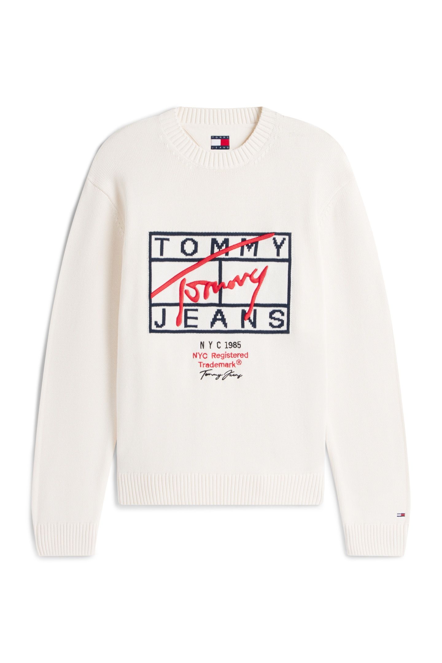 REGULAR SIGNATURE SWEATER ANCIENT WHITE 4