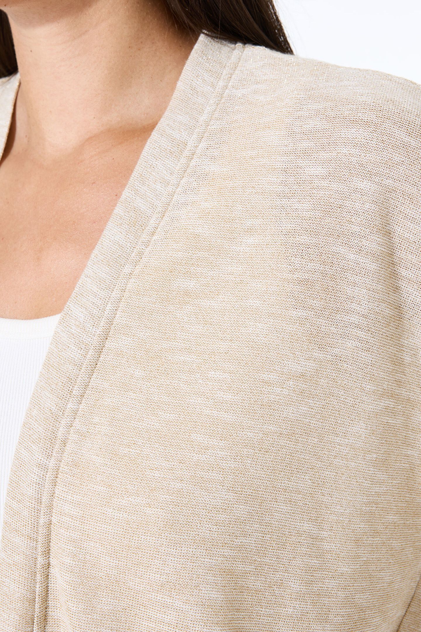 LADIES CARDIGAN BEIGE STONE 5