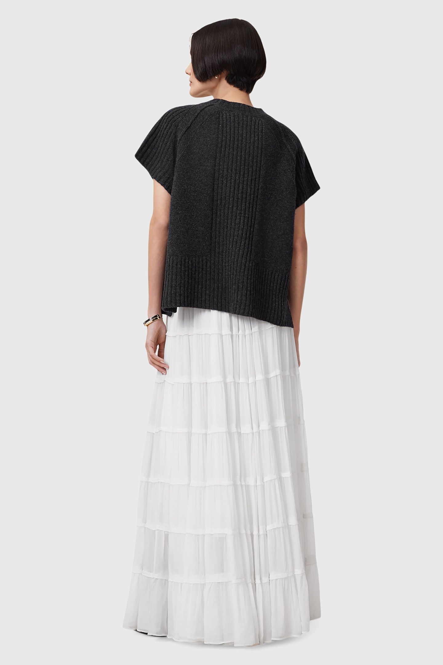 EVA MAXI SKIRT CHALK WHITE 4