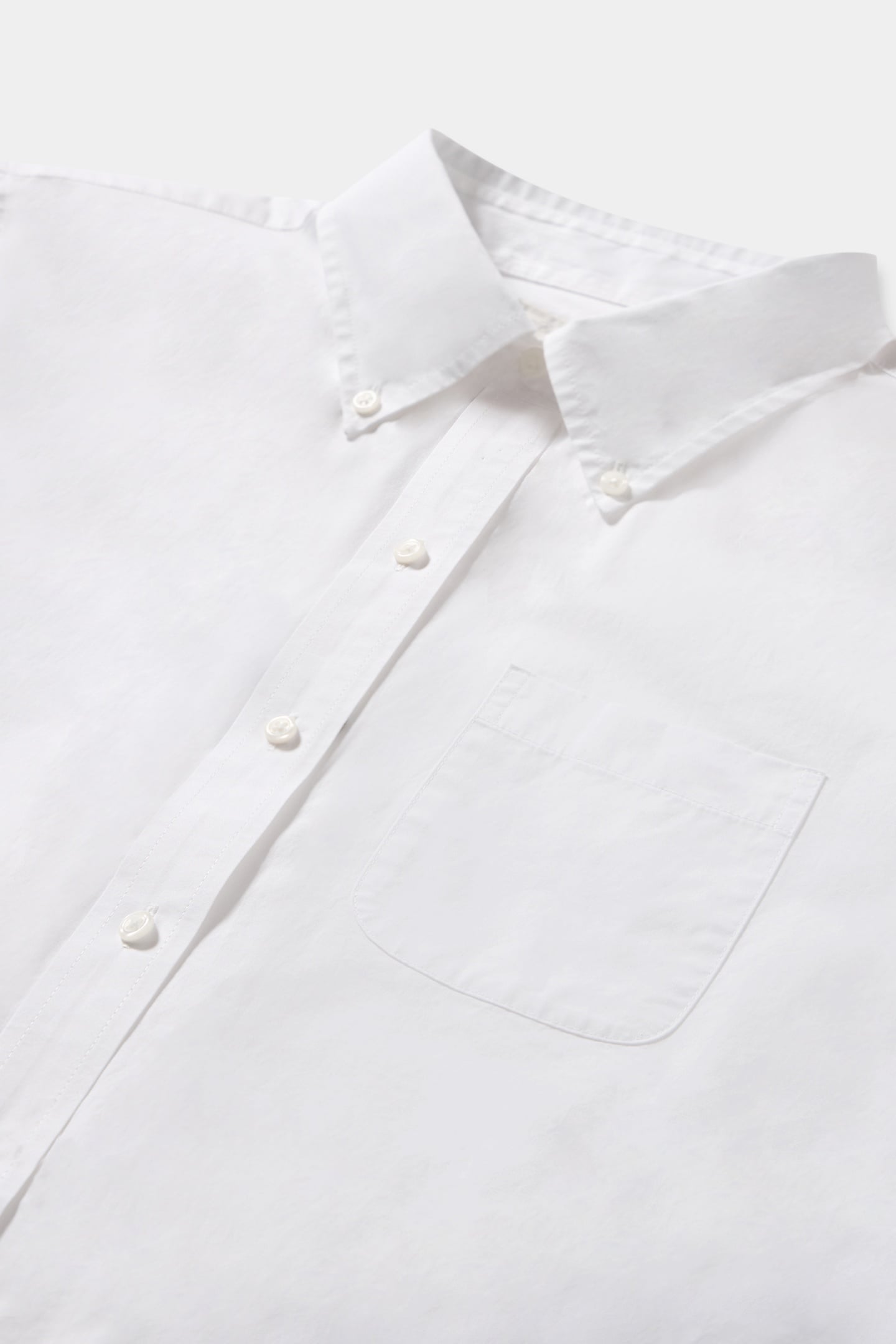 COTTON POPLIN SHIRT WHITE 5