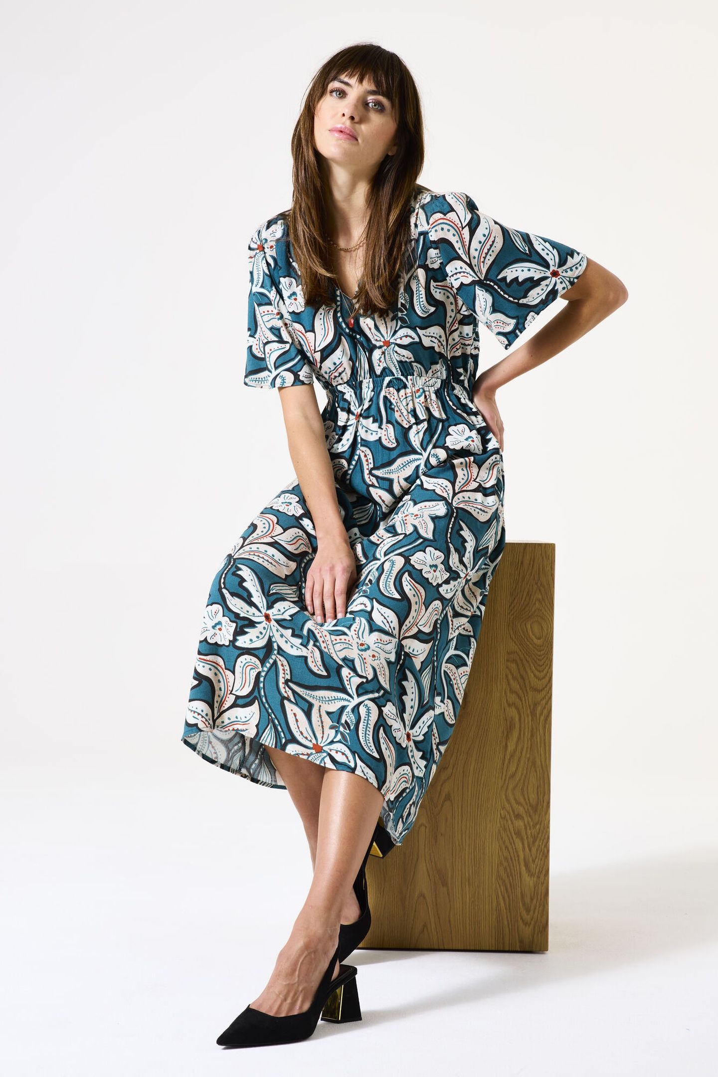 LADIES DRESS BLUE LAGOON 3