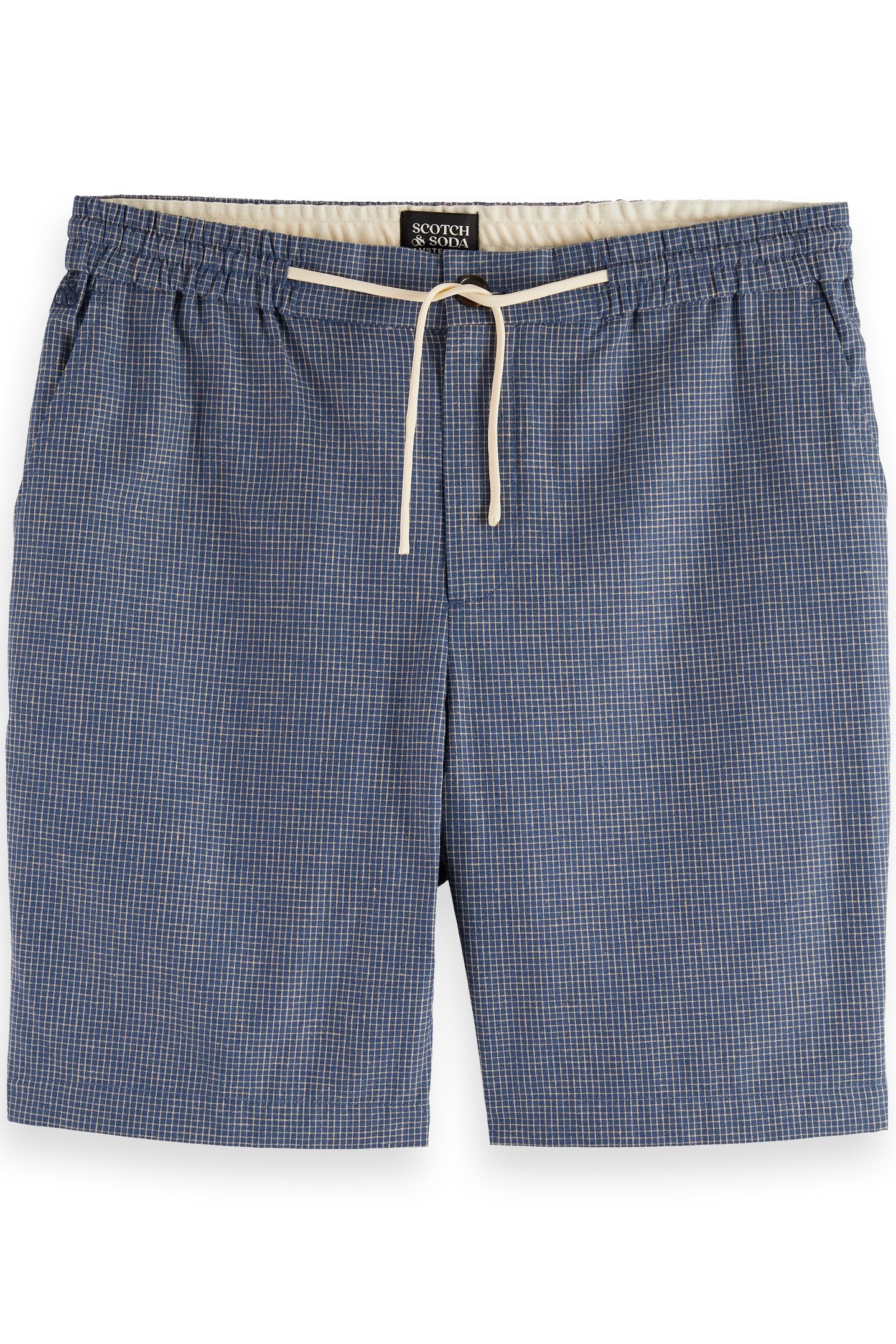 FAVE - RELAXED FIT YARN-DYED COTTON-LINEN BERMUDA SHORT ATLA 5