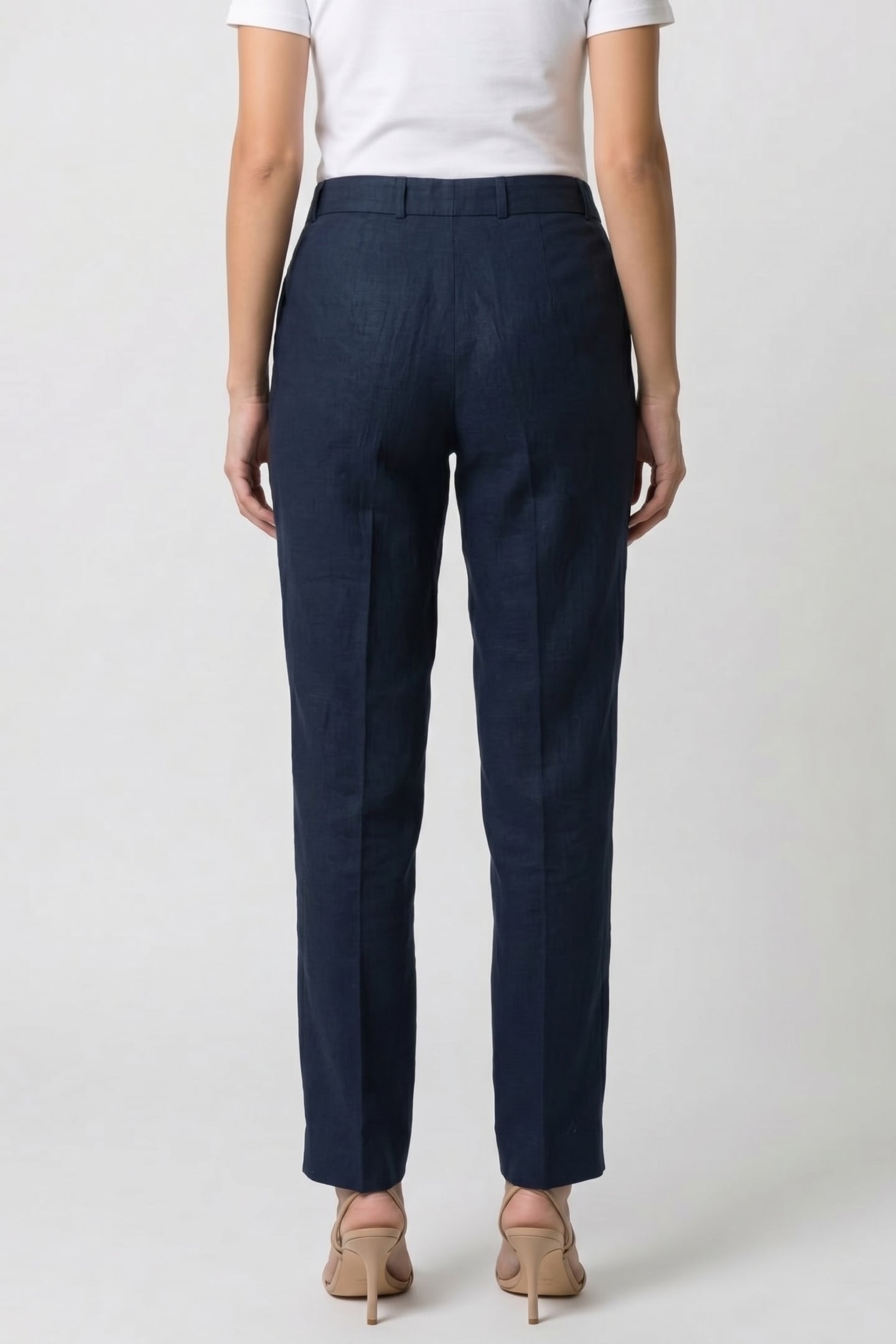 FRONT TROUSERS LINEN INDIGO 3