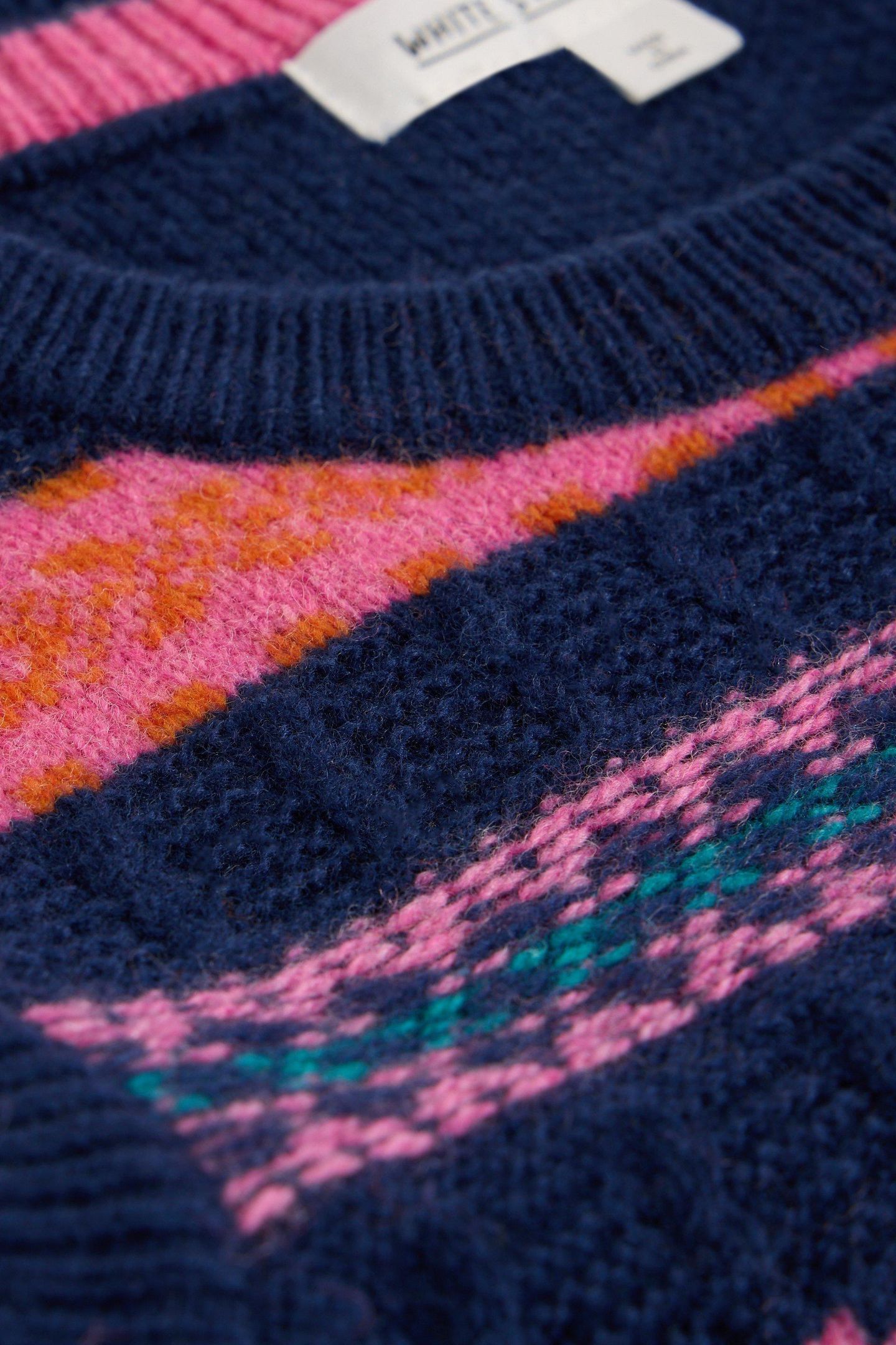 LOTTIE FAIRISLE TANK NAVY MULTI 8