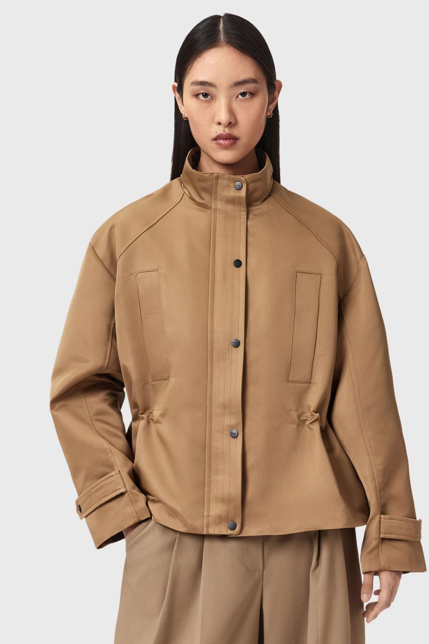 LUELLAH JACKET GREIGE BROWN 2