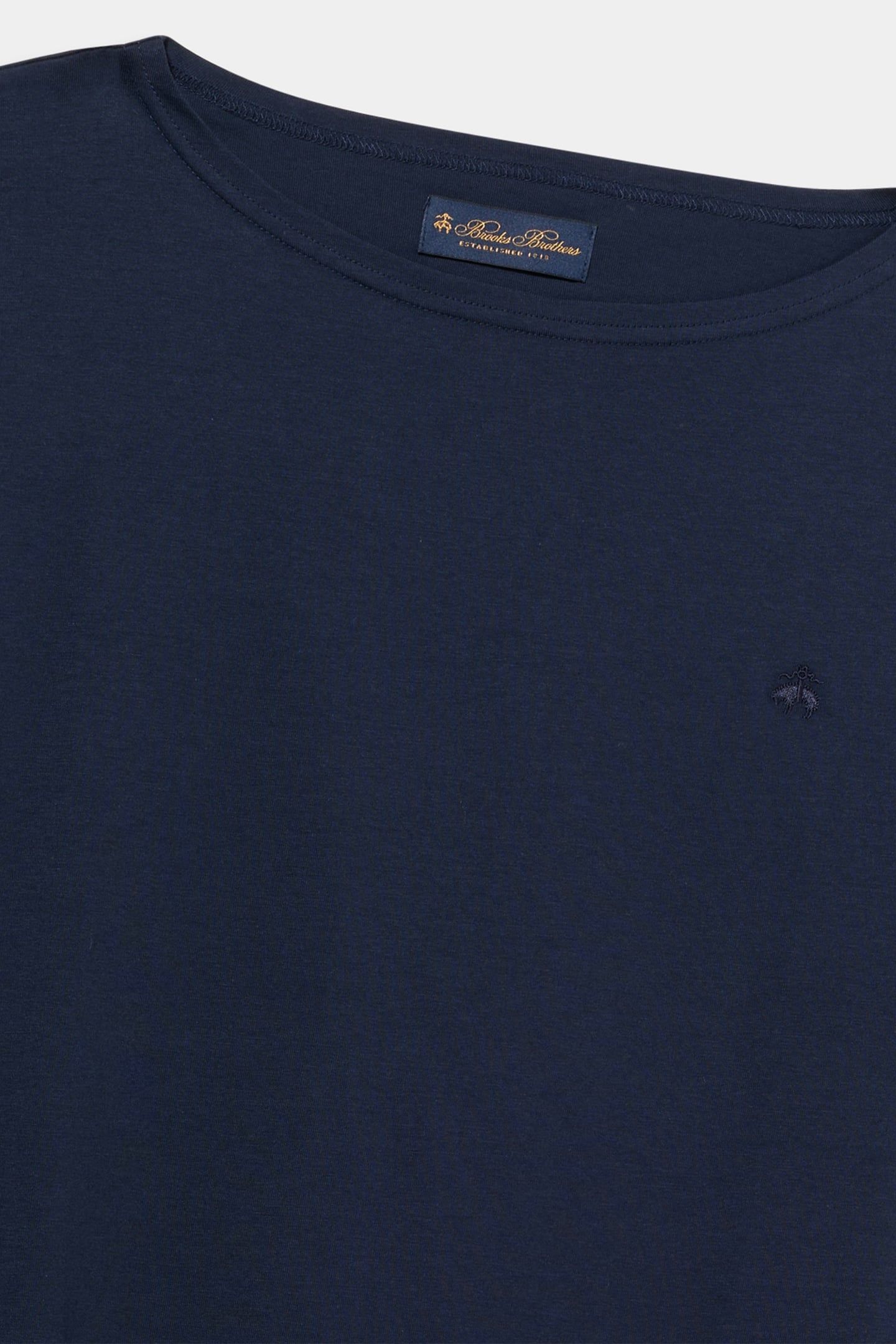 LOGOED T-SHIRT COTTON NAVY 4