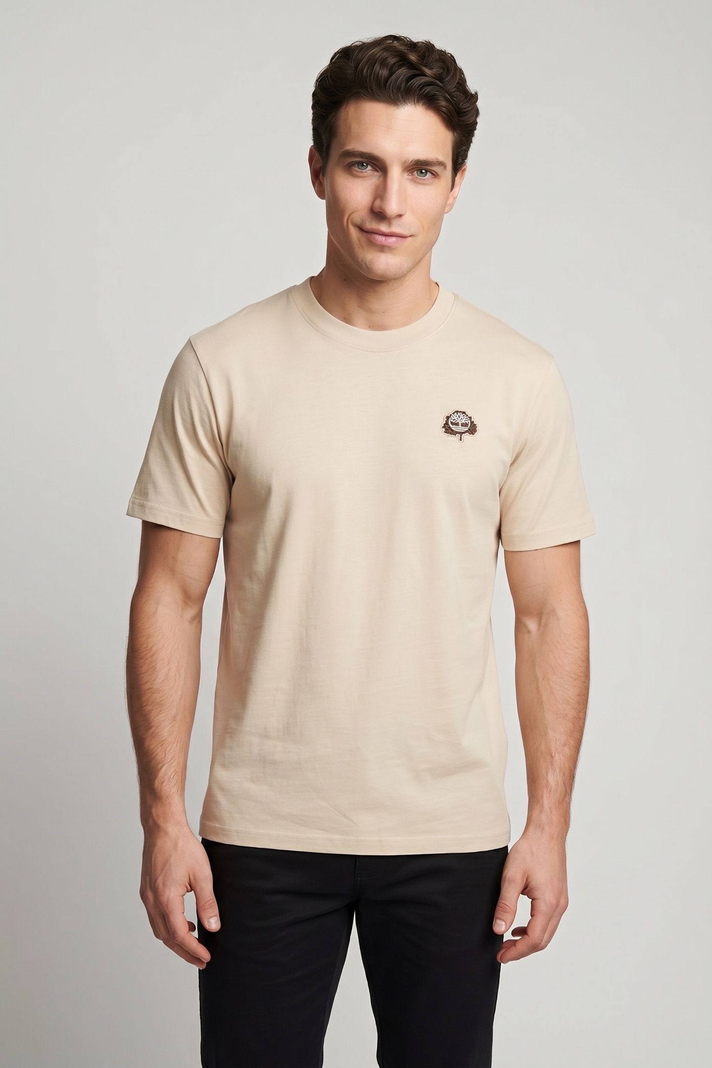 TREE LOGO PATCH TEE ANGORA 1