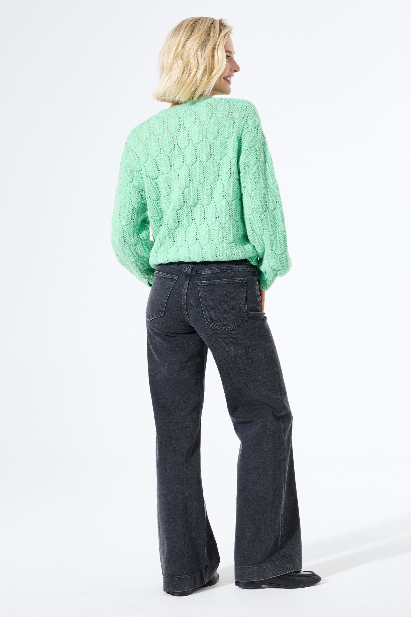 CELIA PANTS DENIM DARK USED 3