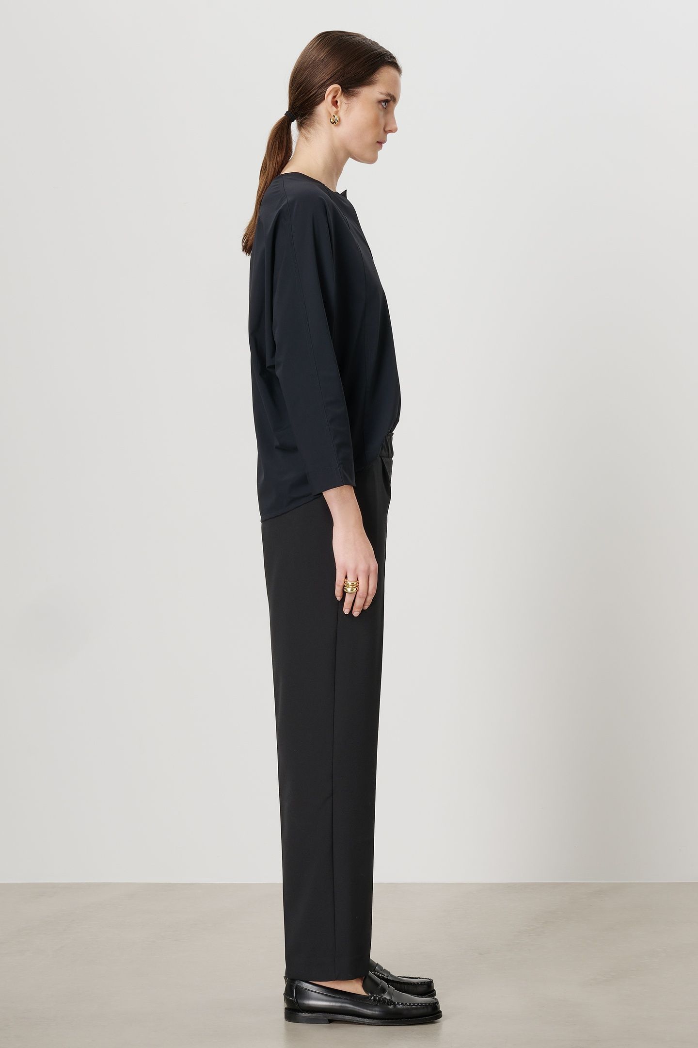 REC POLY CHINO PANTS BLACK 5