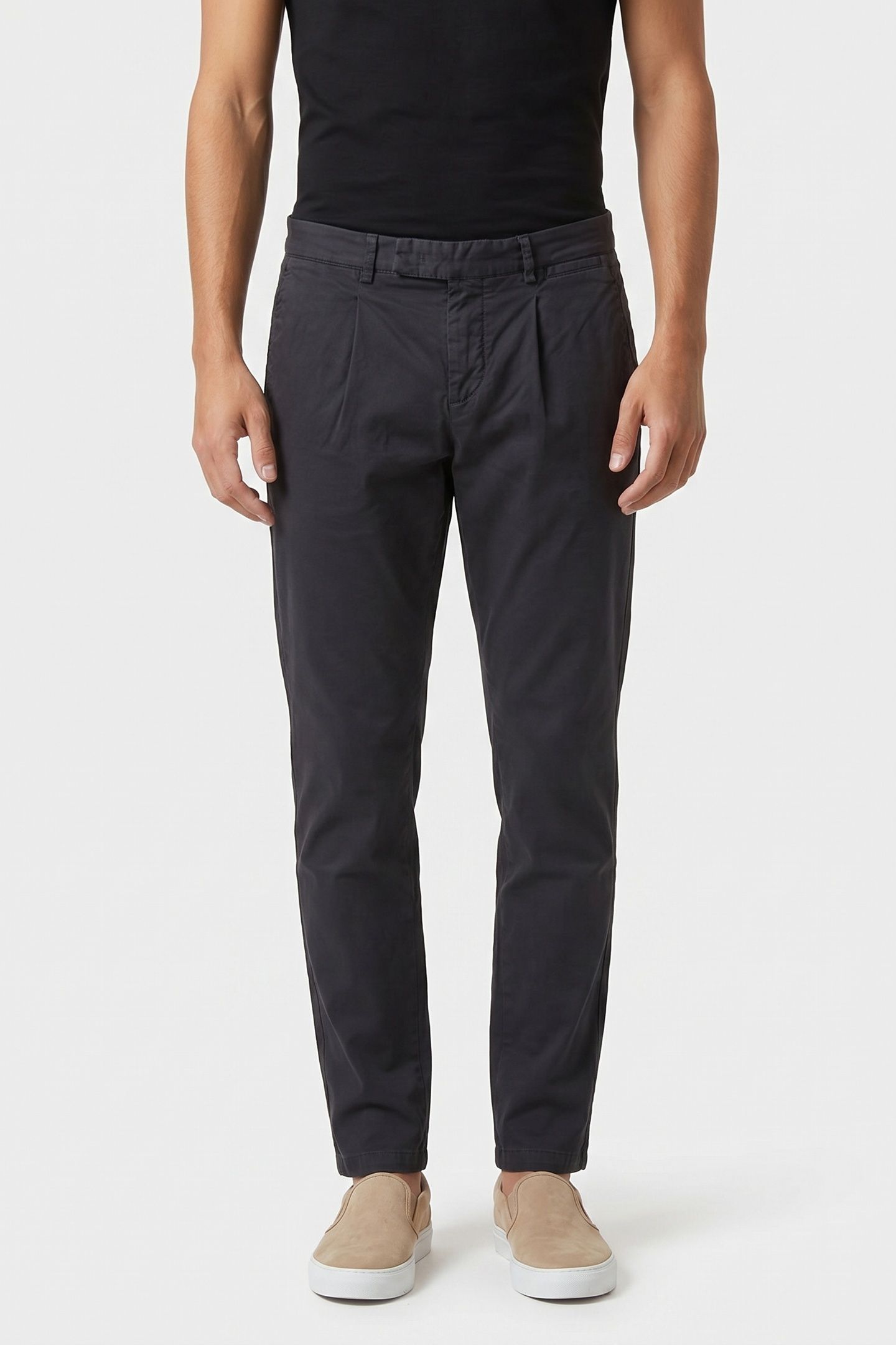 SLACK PANTS COTTON BLUE 1