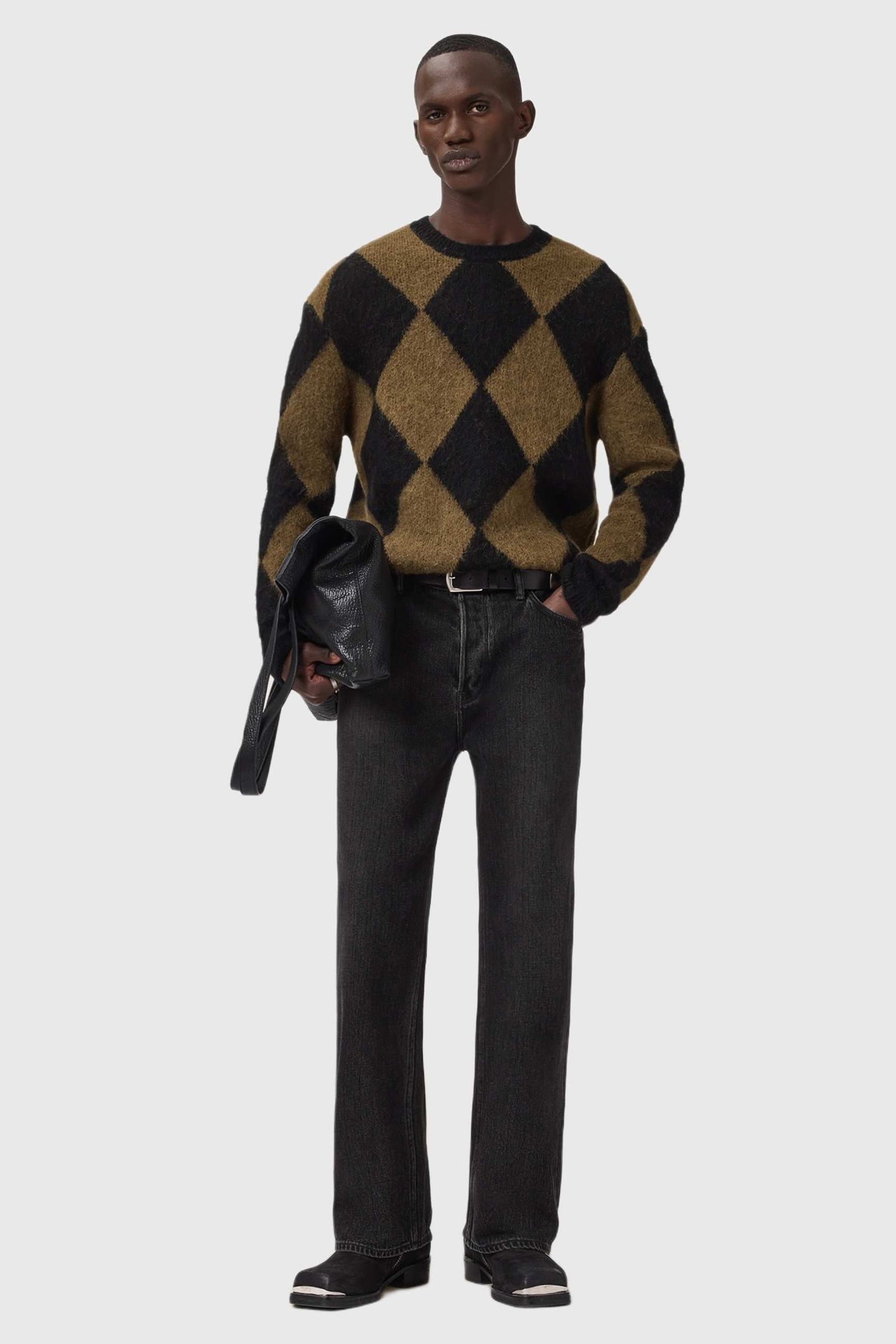 BOWER CREW BLACK/BROWN 2