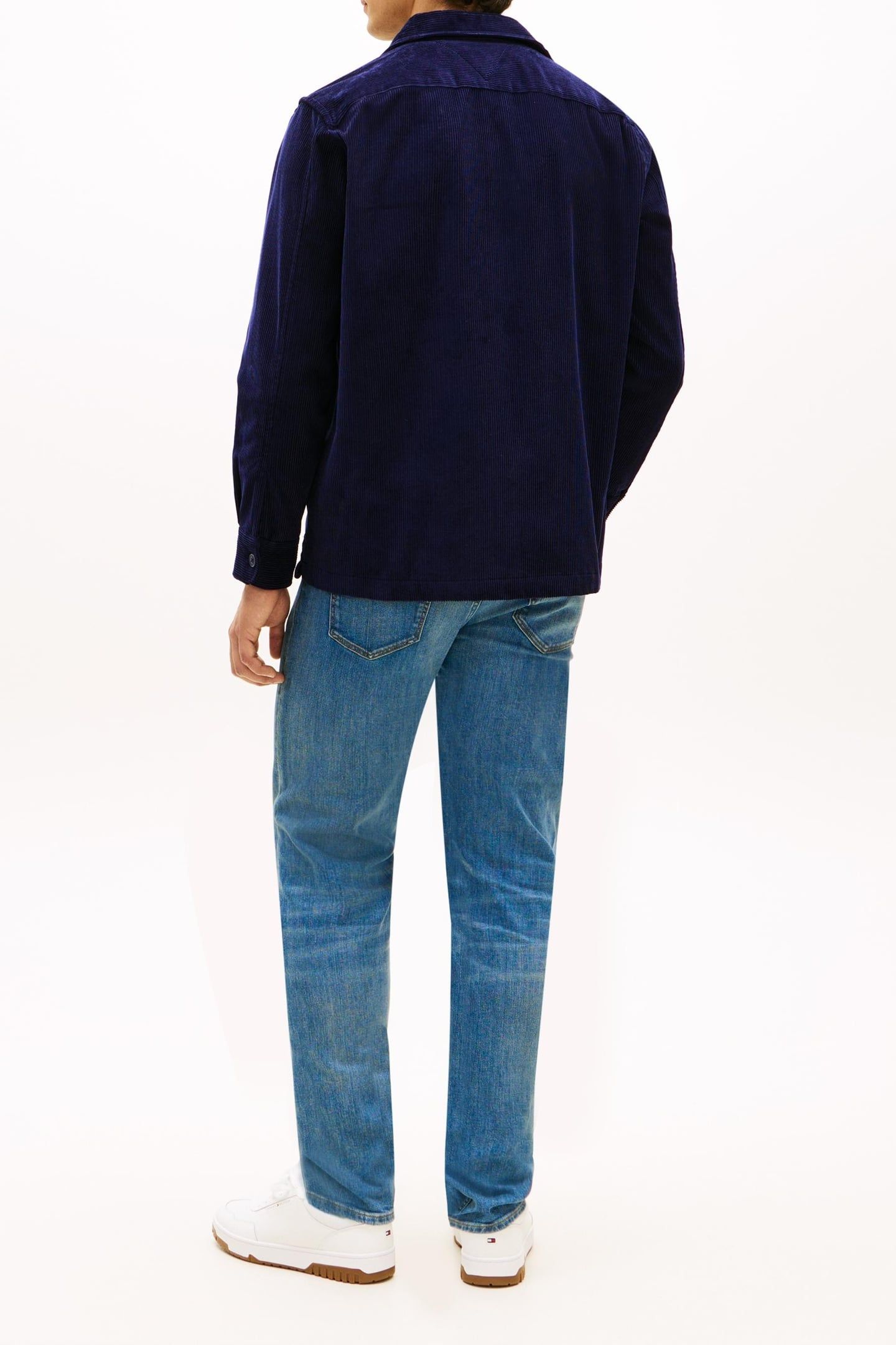 CORDUROY RELAXED OVERSHIRT IMPERIAL NAVY 3