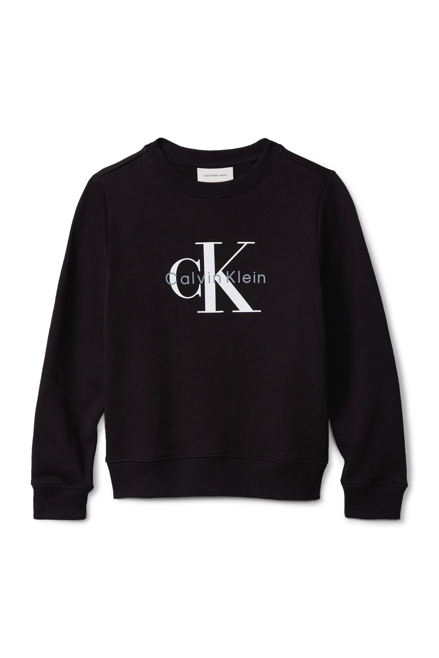 UNISEX MONOGRAM TERRY CREWNECK CK BLACK 5