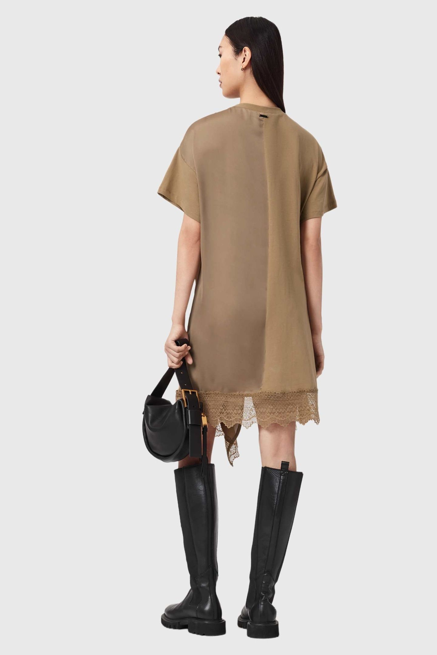 LANA LACE DRESS BUTTERNUT BROWN 3