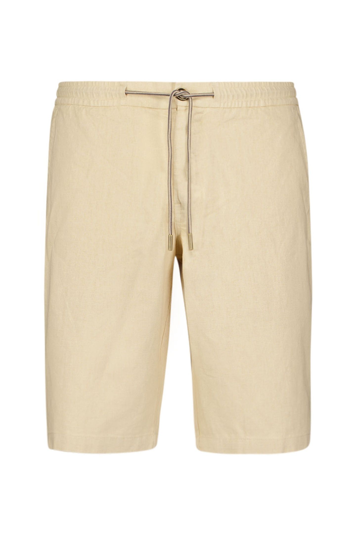 SHORT WITH LINEN GARMENT DYED SAND 4