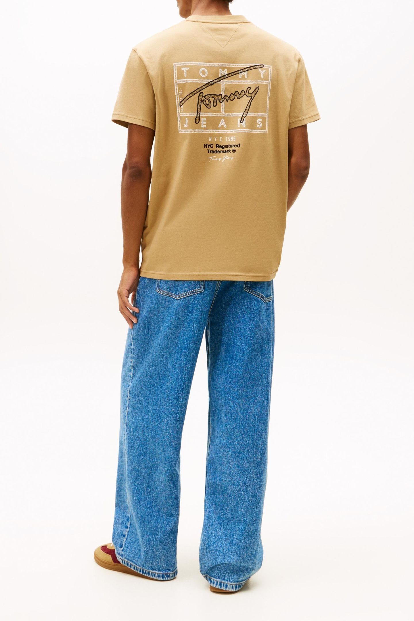 REGULAR SIGN SPRAY T-SHIRT DARK DUNE 3