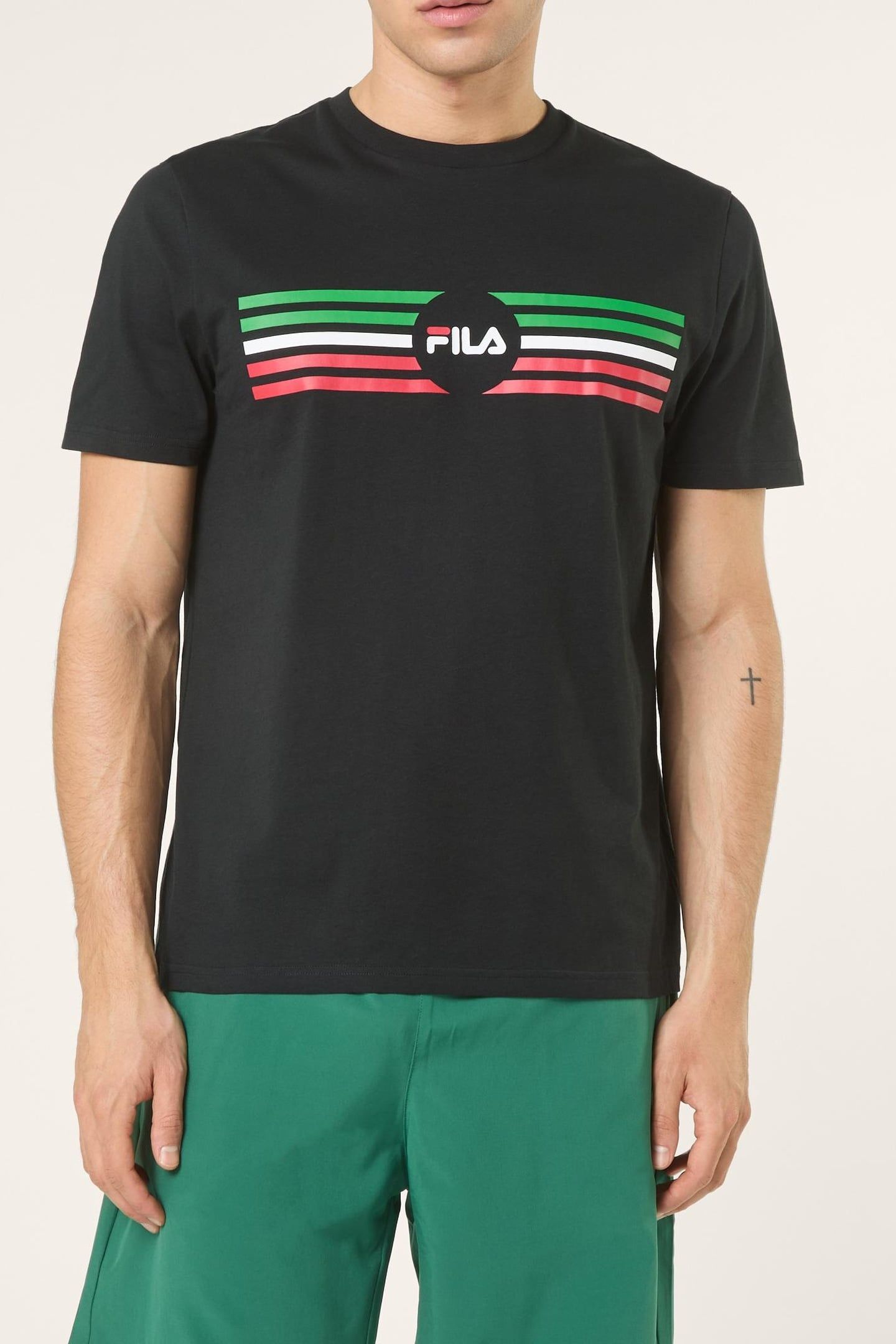 PADULE REGULAR LOGO GRAPHIC T-SHIRT BLACK 1