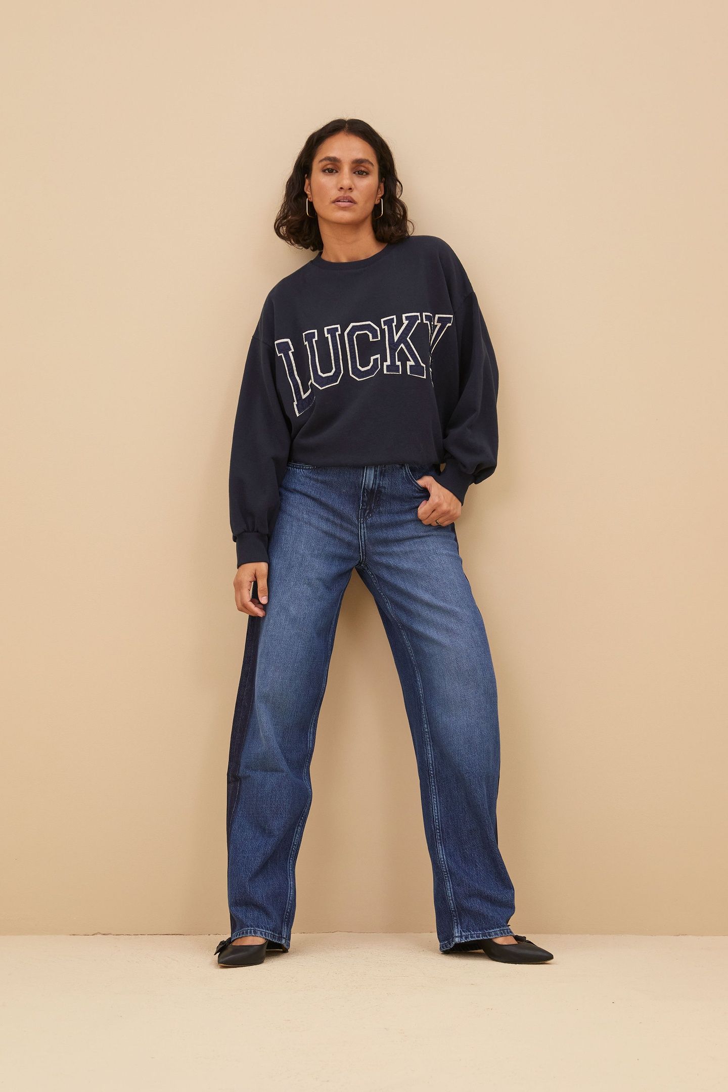 TWO TONE PANTS DENIM 3