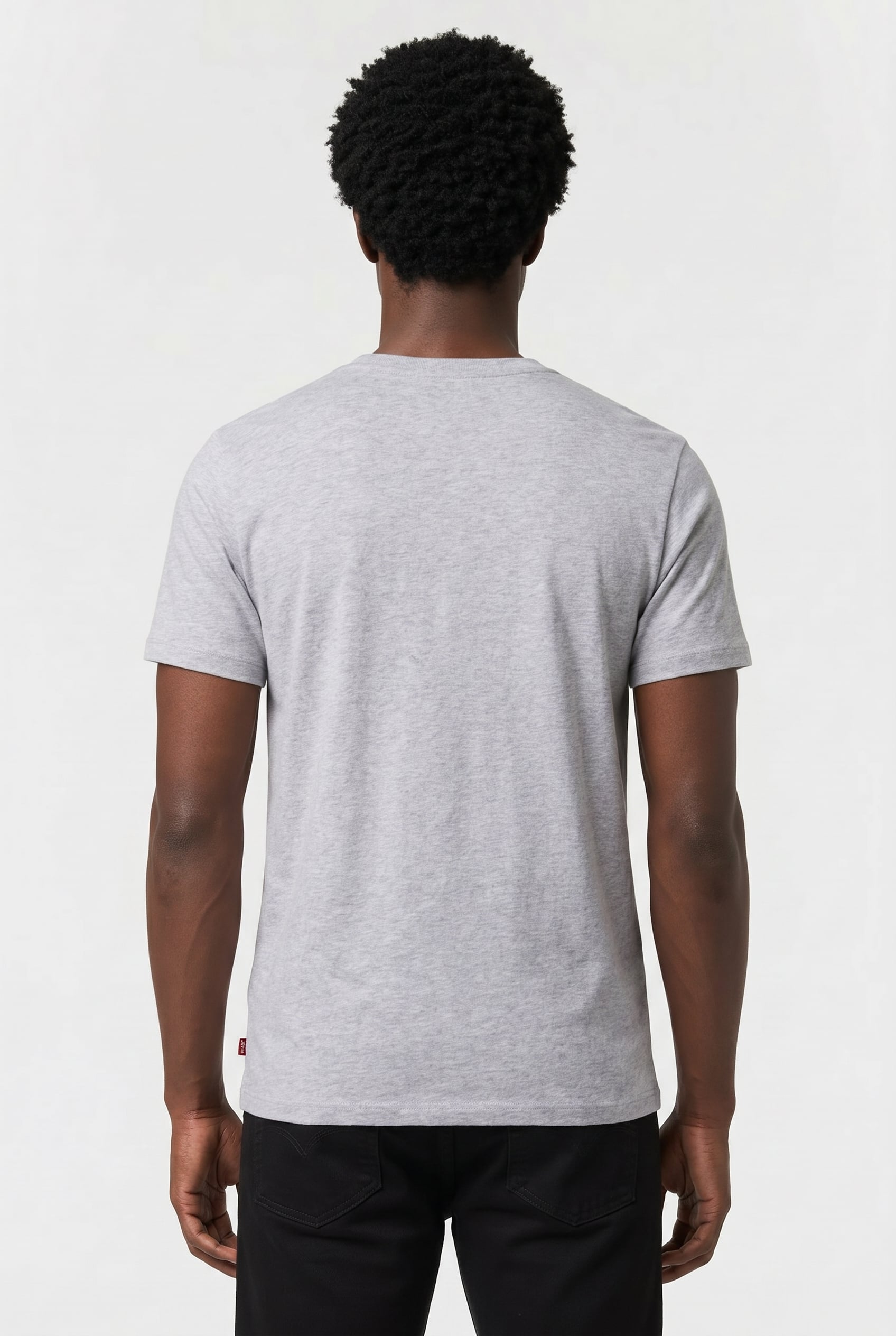LSEGRAPHIC CREWNECK TE OUTLINE BW BLACK LOGO GREY HEATHER BO 2