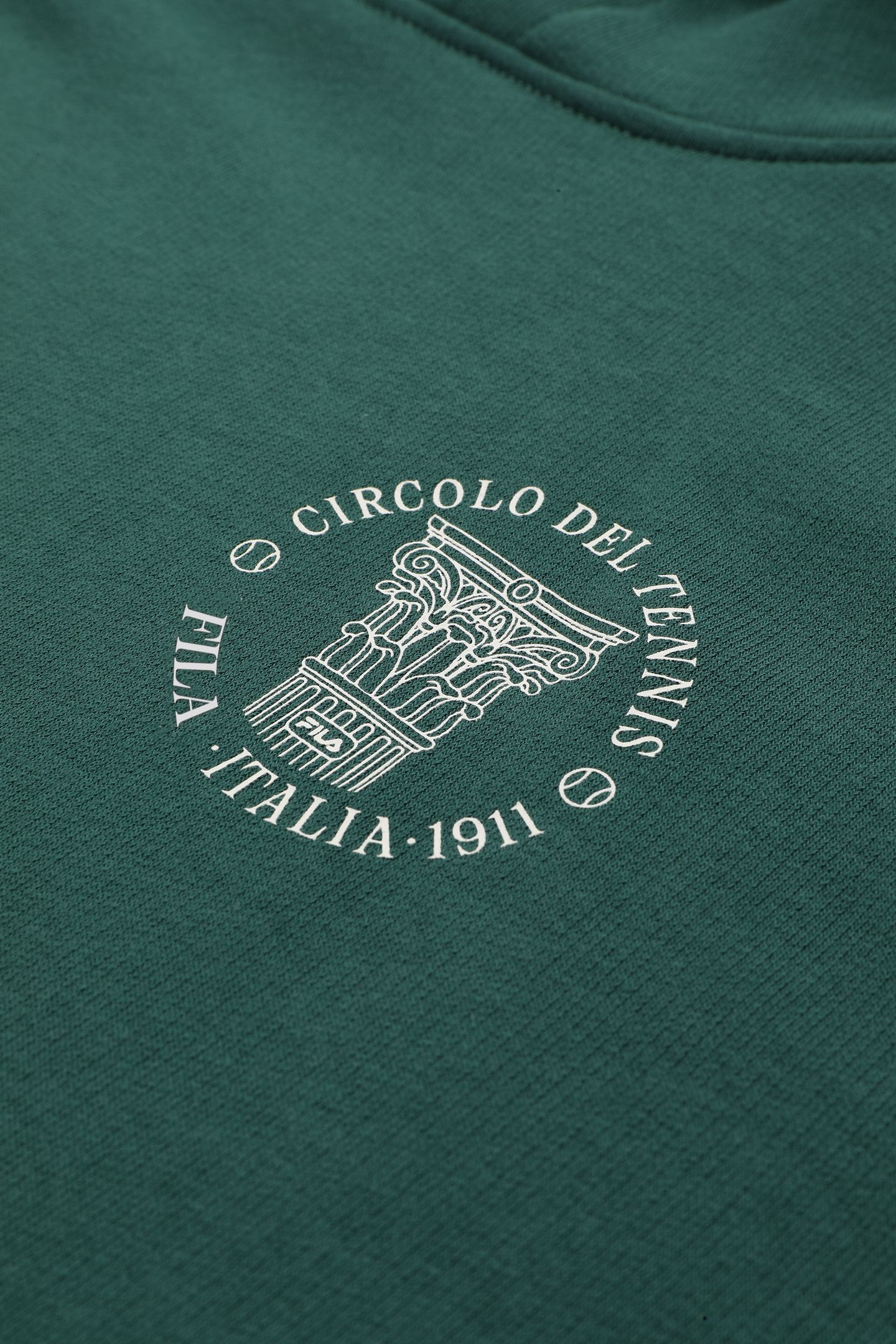 MARLIA RELAXED GRAPHIC HOODIE POSY GREEN 7