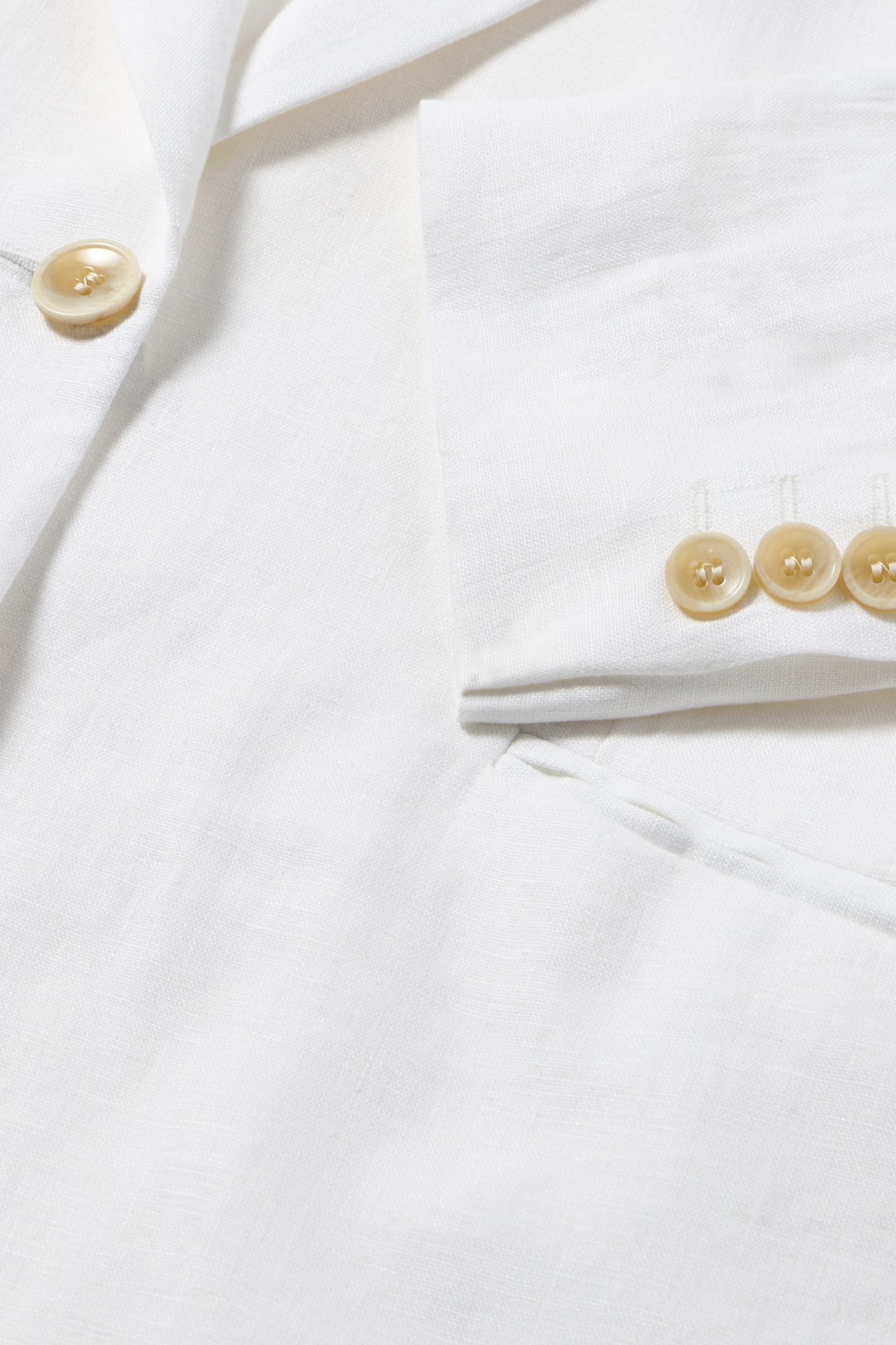IRISH LINEN SINGLE-BREASTED BLAZER WHITE 6