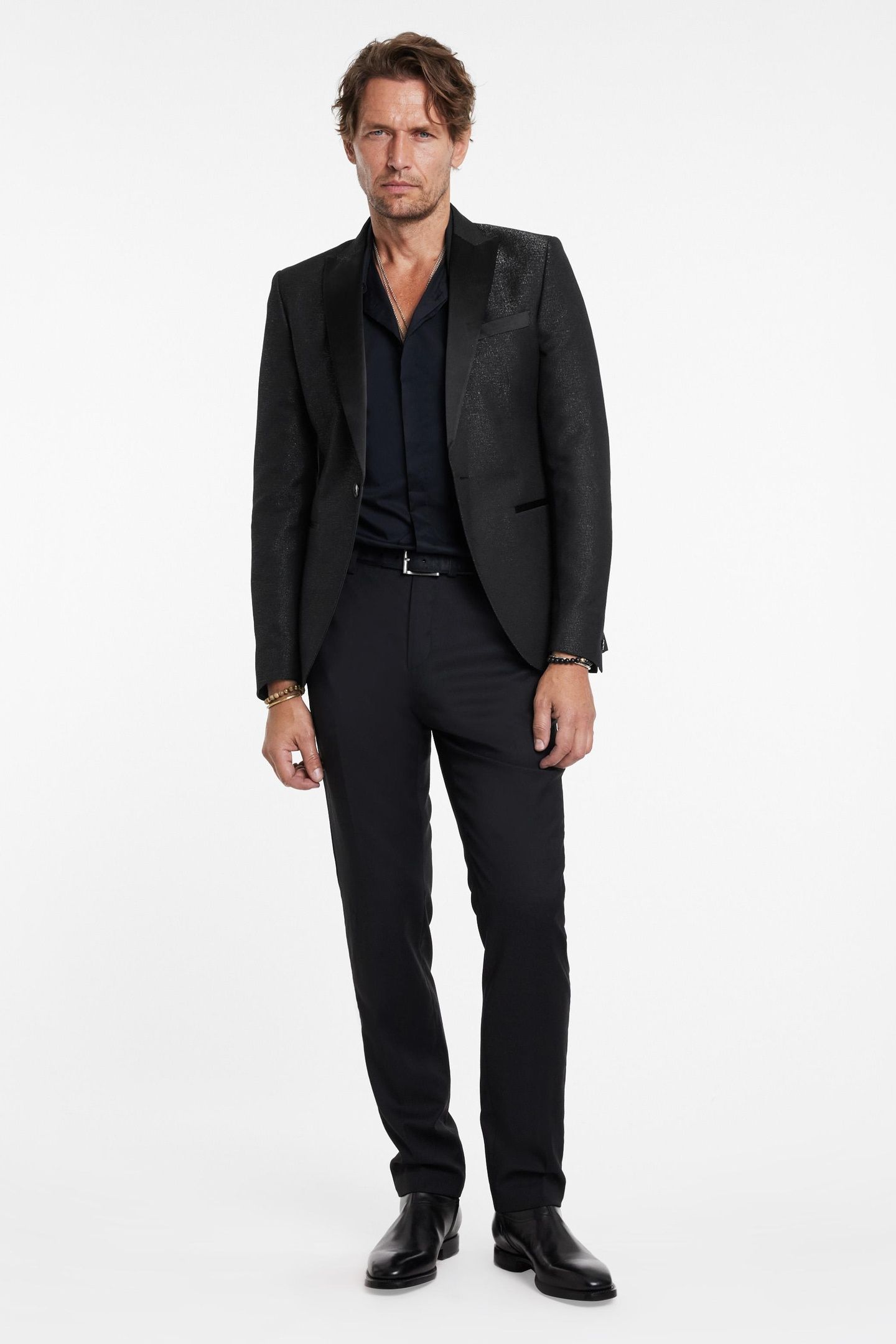 BASS TUXEDO JACKET - AUSTIN FIT - ONE BU BLACK 1