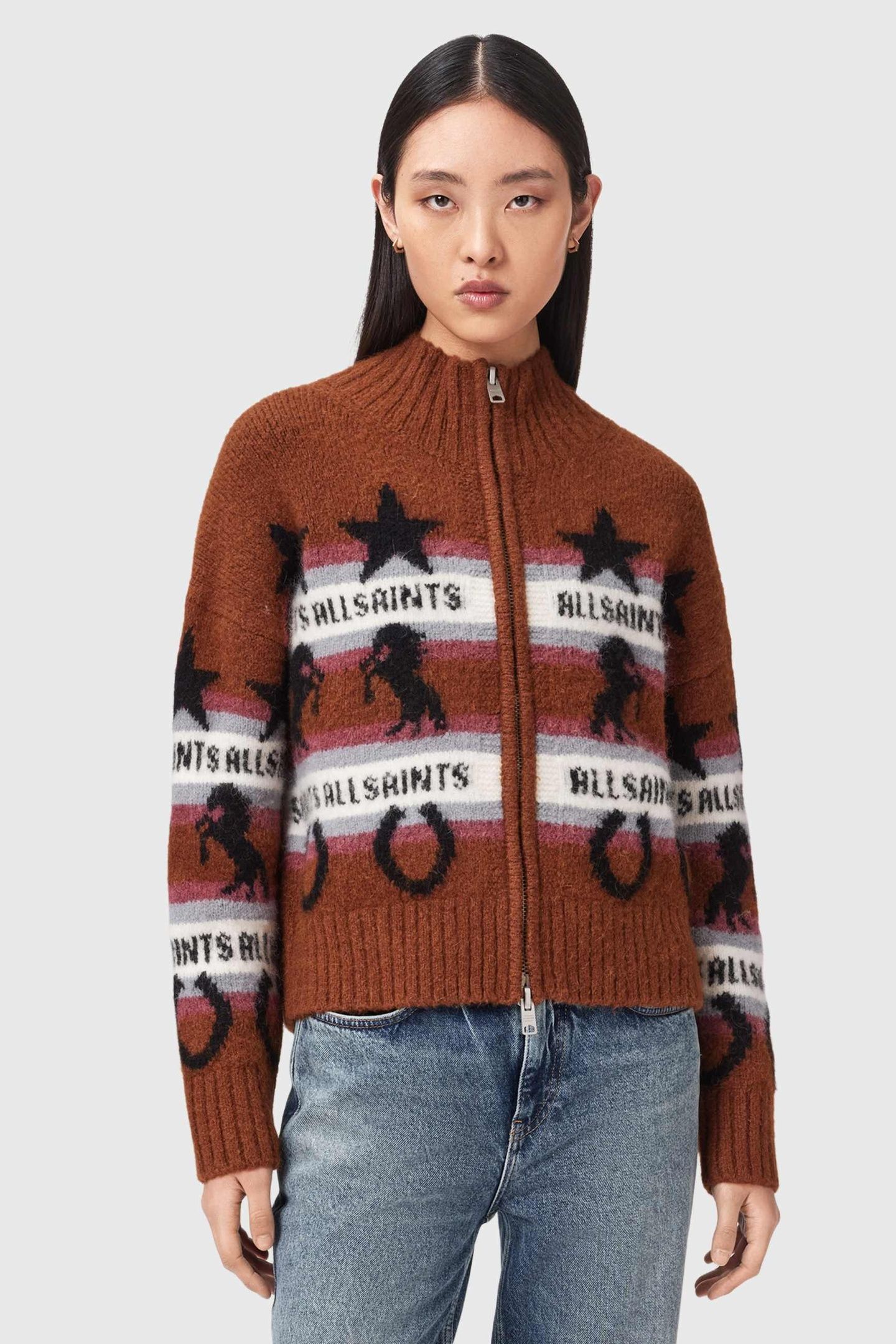 EPONA CARDIGAN COGNAC BROWN 3