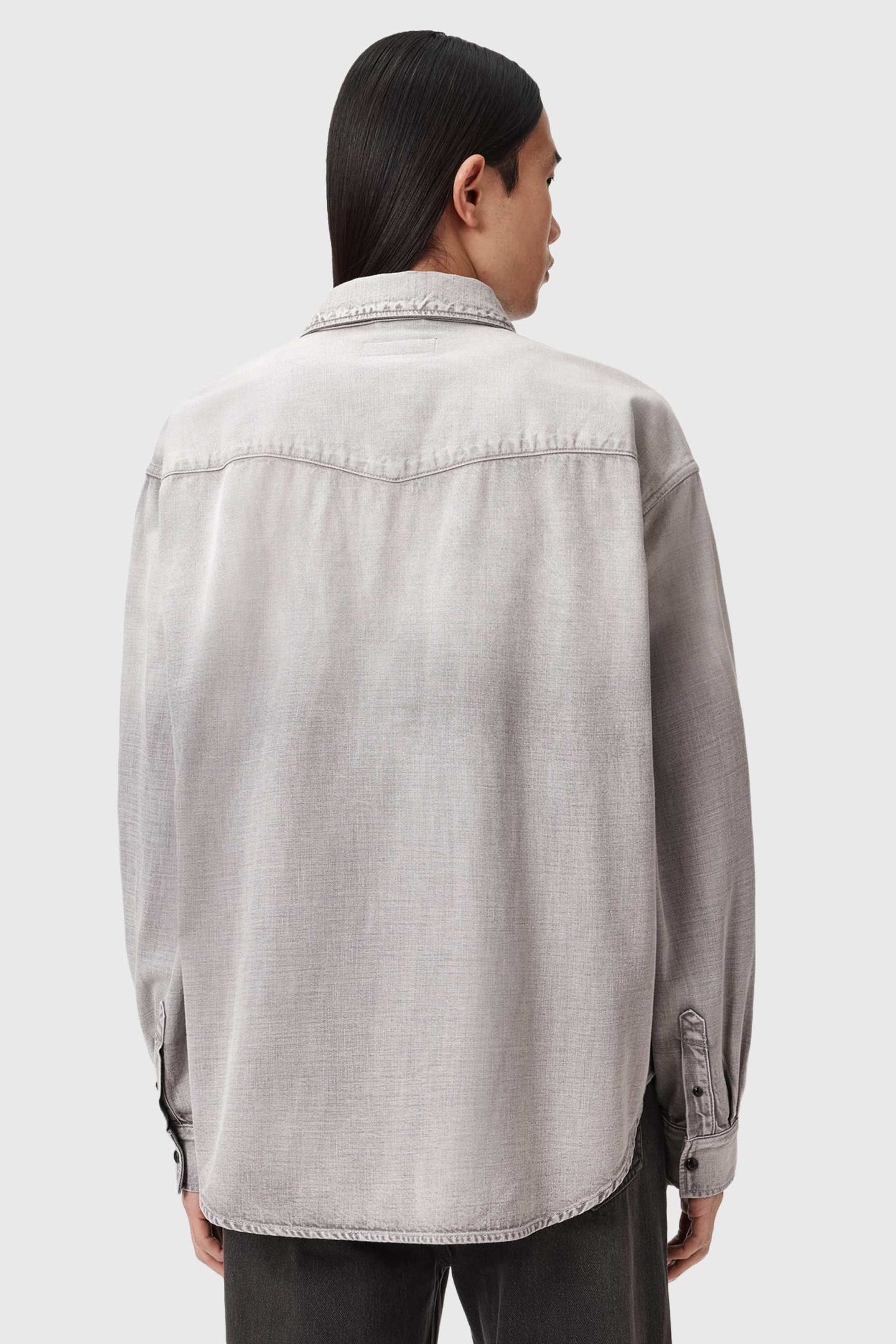 AL DENIM SHIRT LIGHT GREY 3