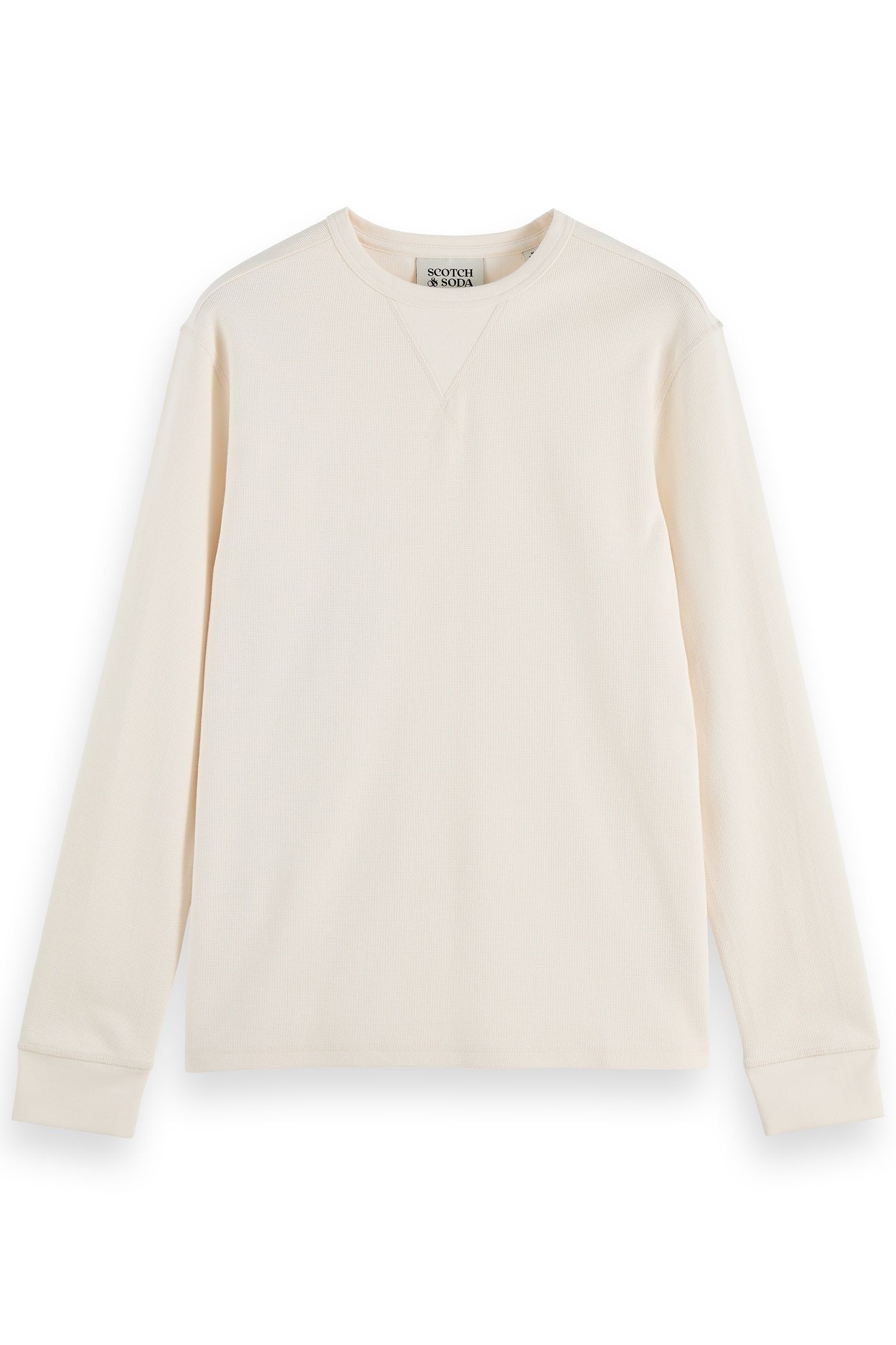 WAFFLE T-SHIRT LS EGGNOG 4