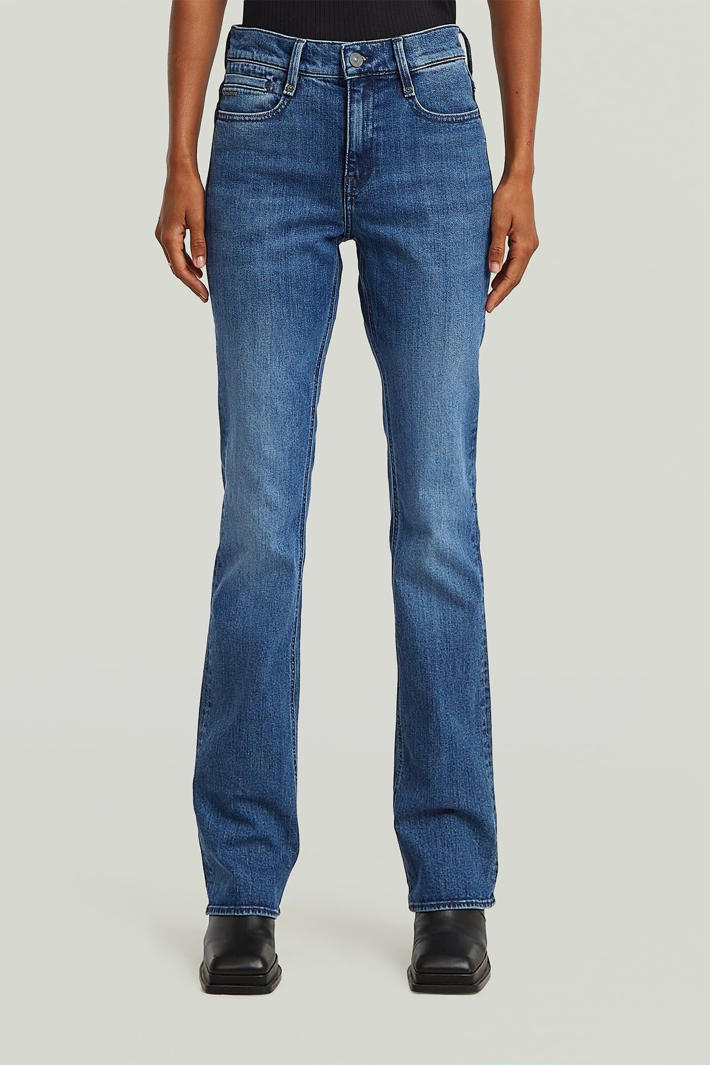 NOXER BOOTCUT JEANS MEDIUM BLUE 1