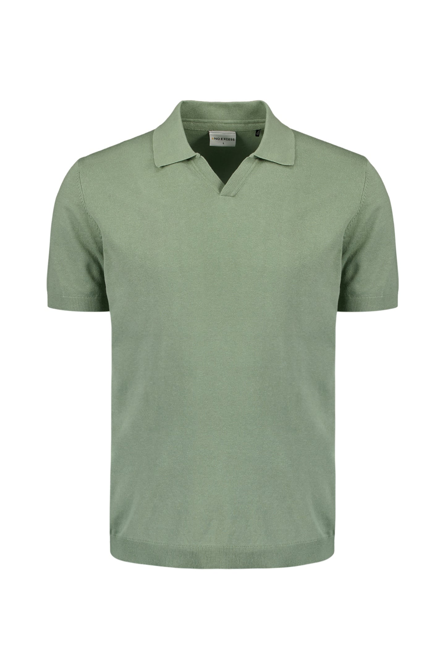 PULLOVER SHORT SLEEVE POLO V SOLID GREEN 5