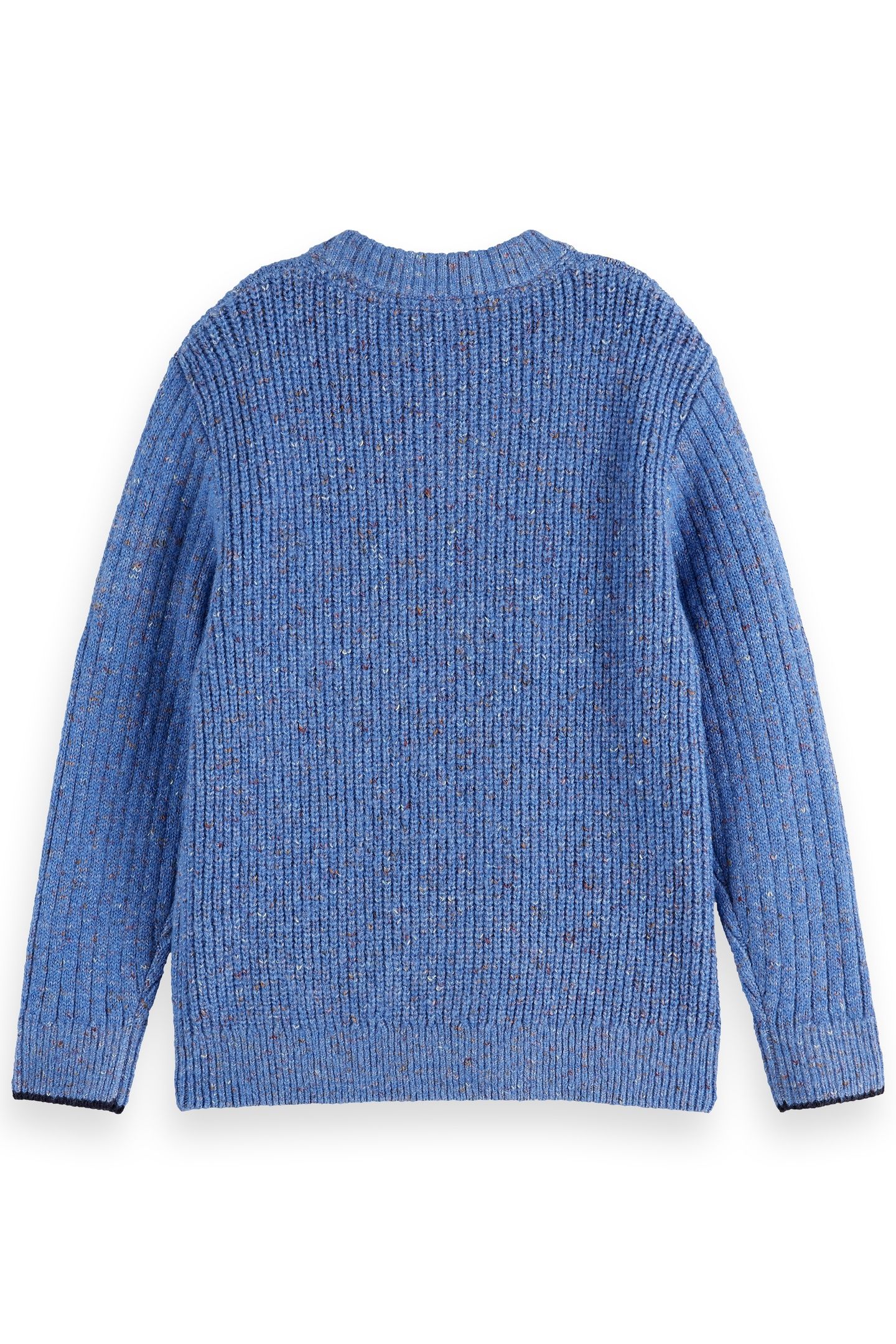 BOY REGULAR-FIT CABLE-KNITTED PULLOVER FADED DENIM MELANGE 2