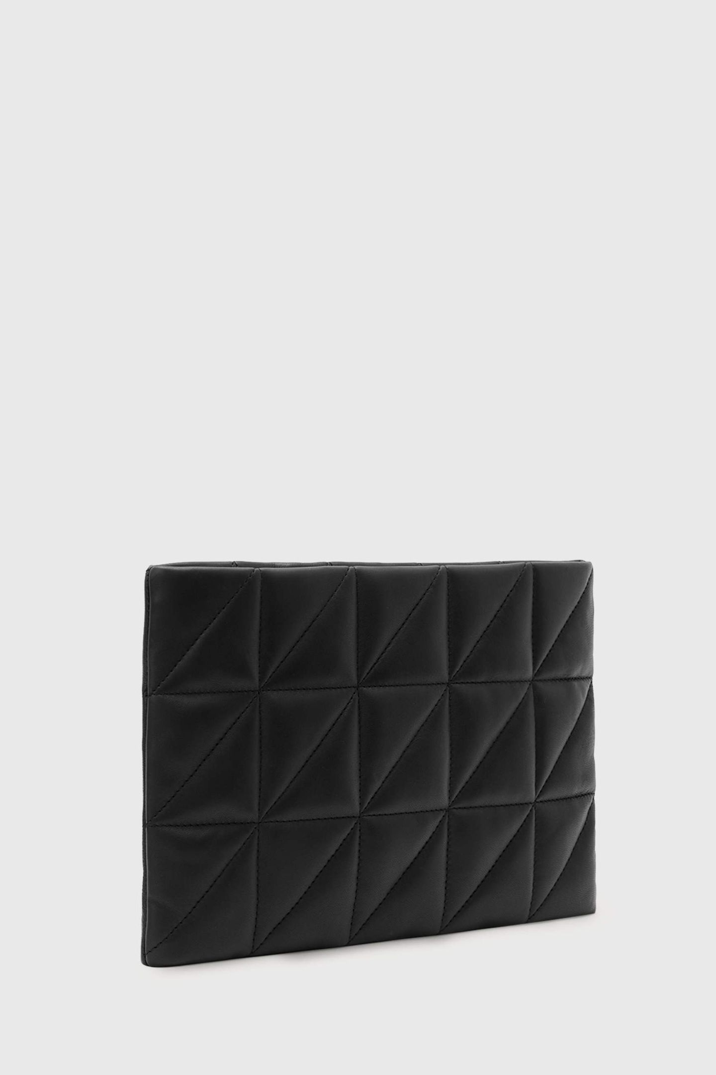 BETTINA QUILT CLUTCH BLACK 2