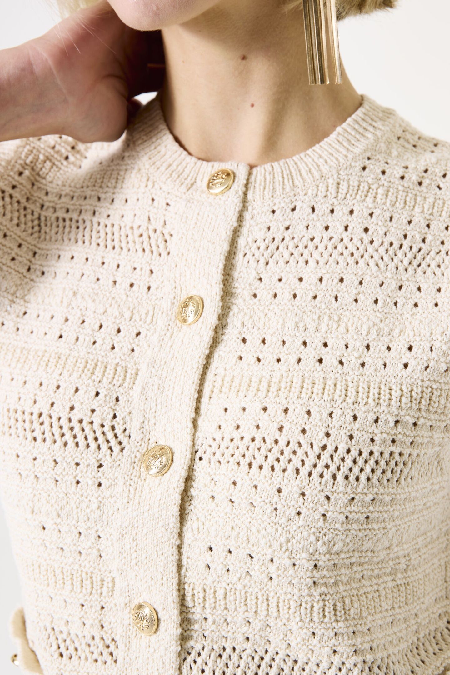 LADIES CARDIGAN WHITECAP 5