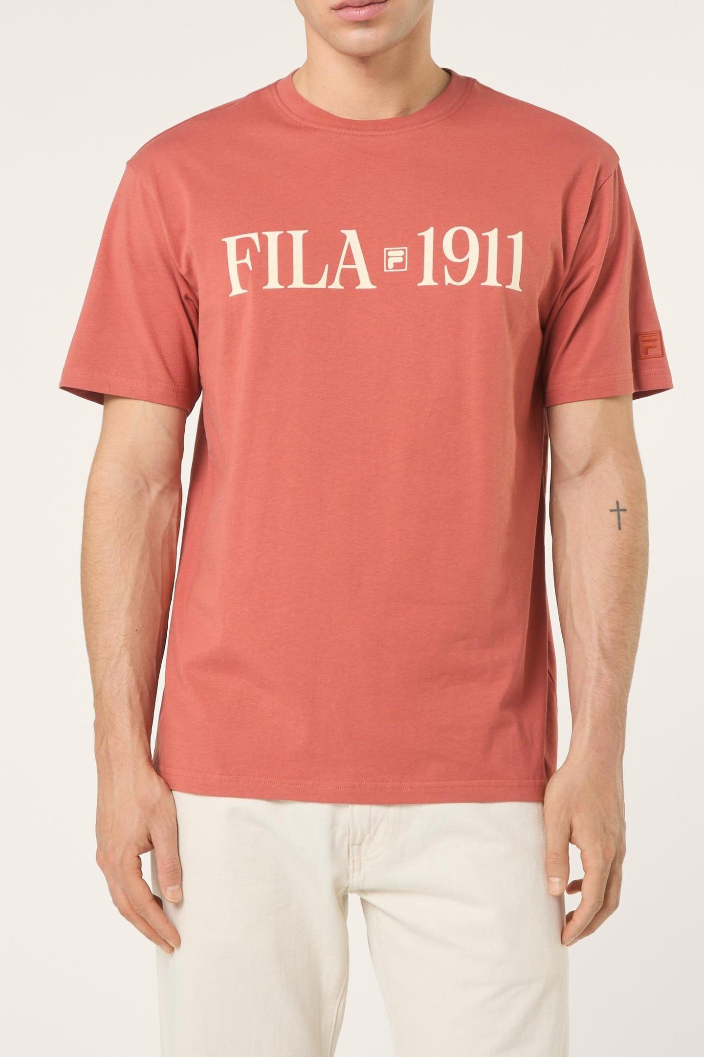 VINCI RELAXED GRAPHIC T-SHIRT ETRUSCAN RED 1