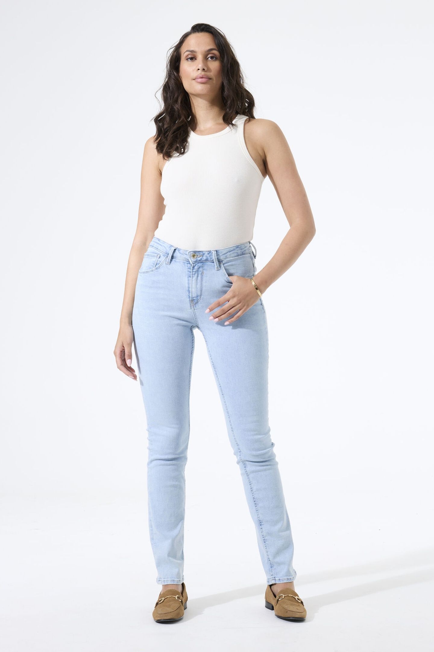 CELIA PANTS DENIM LIGHT USED 1