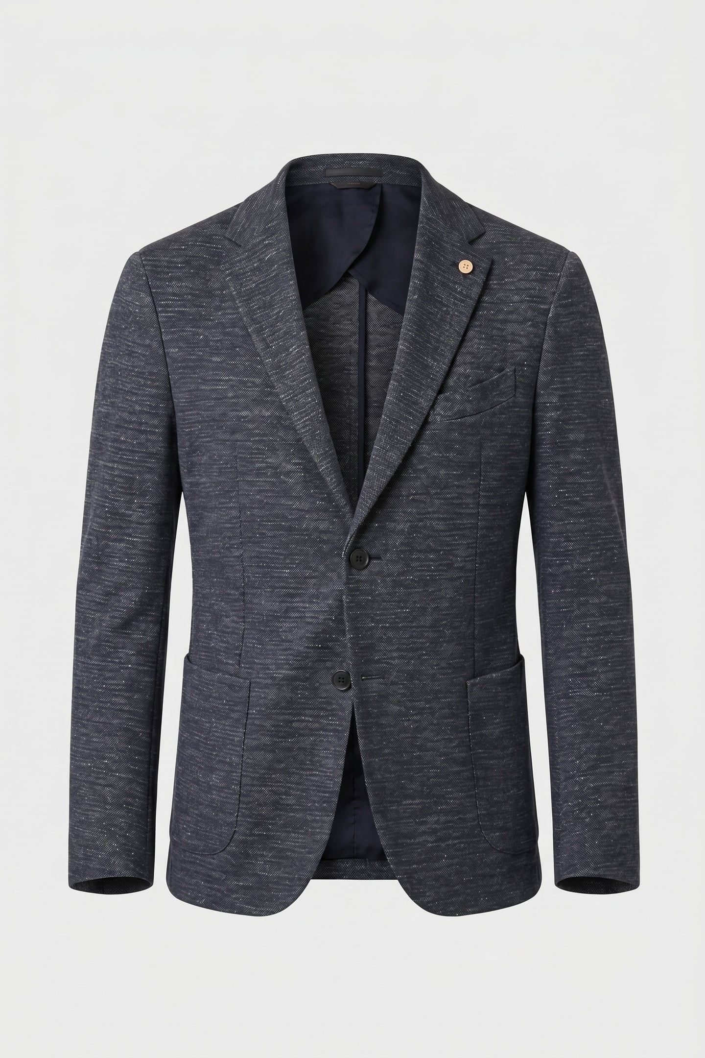 JACKET REGULAR LINING LINEN NAVY 5