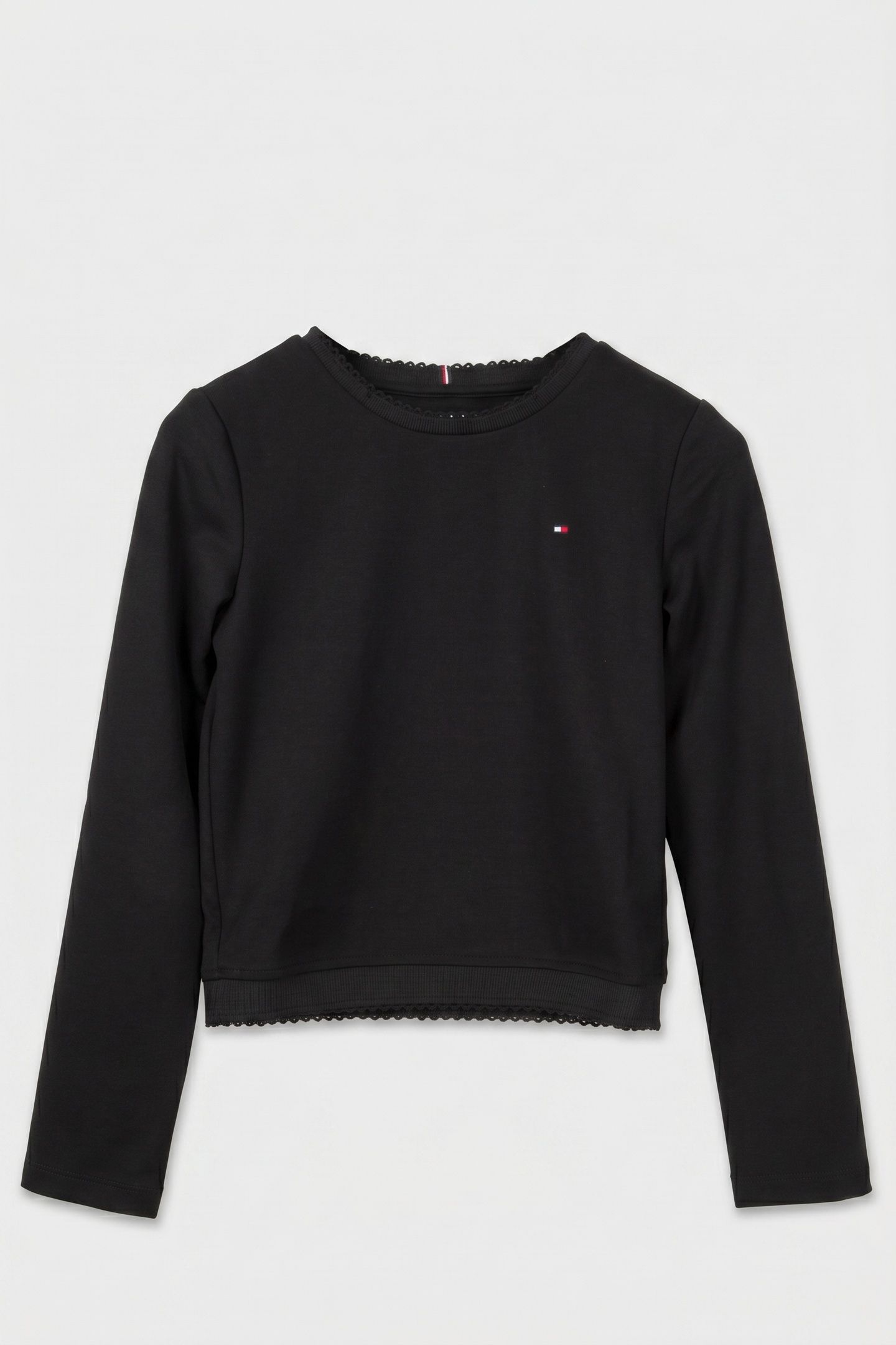 GIRLS PUNTO TOP LS BLACK 2