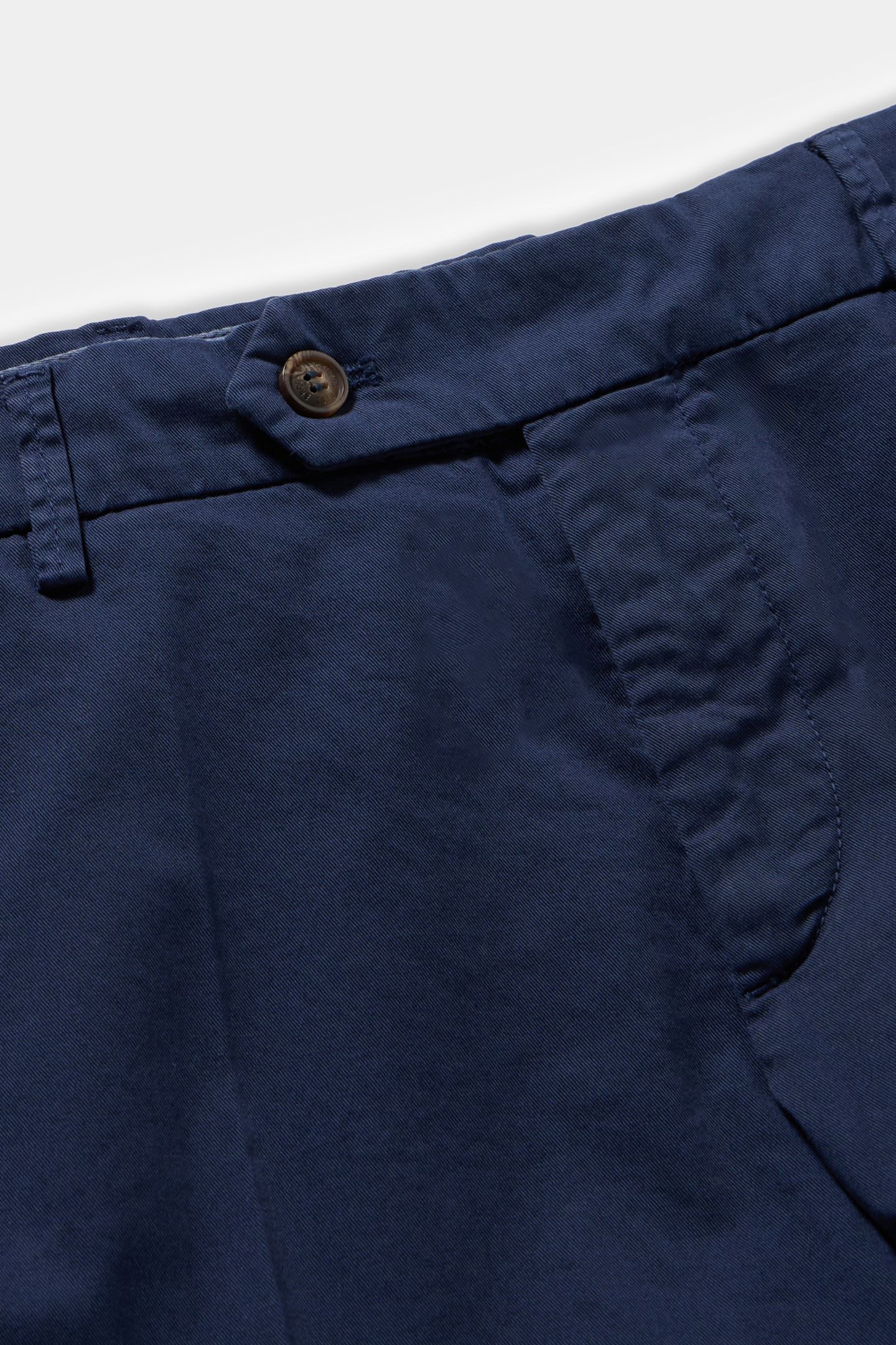 REGULAR FIT STRETCH COTTON GABARDINE CHINO BLUE 6