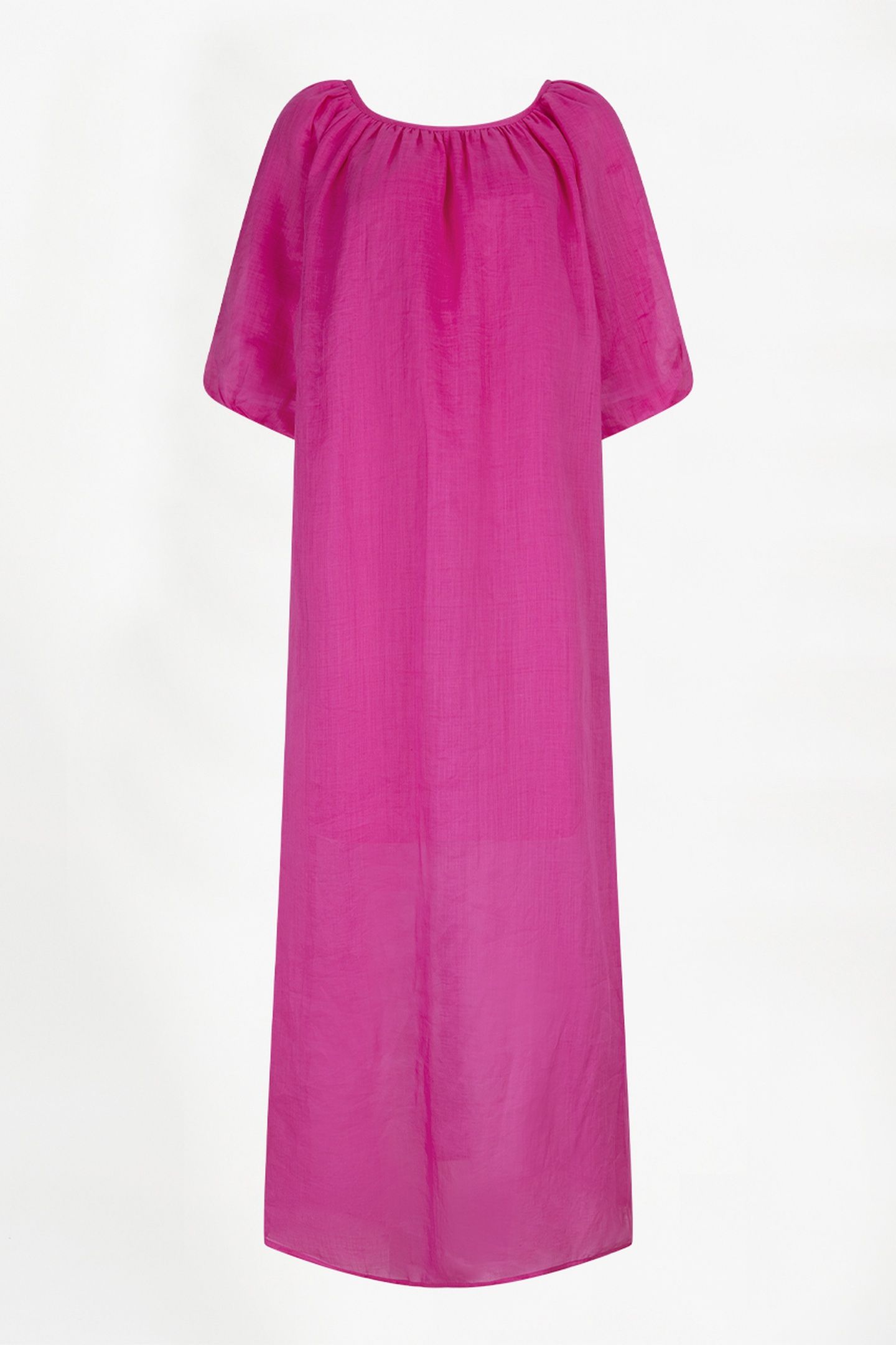 TILDA OPEN BACK DETAILED MAXI DRESS FUCHSIA PINK 3