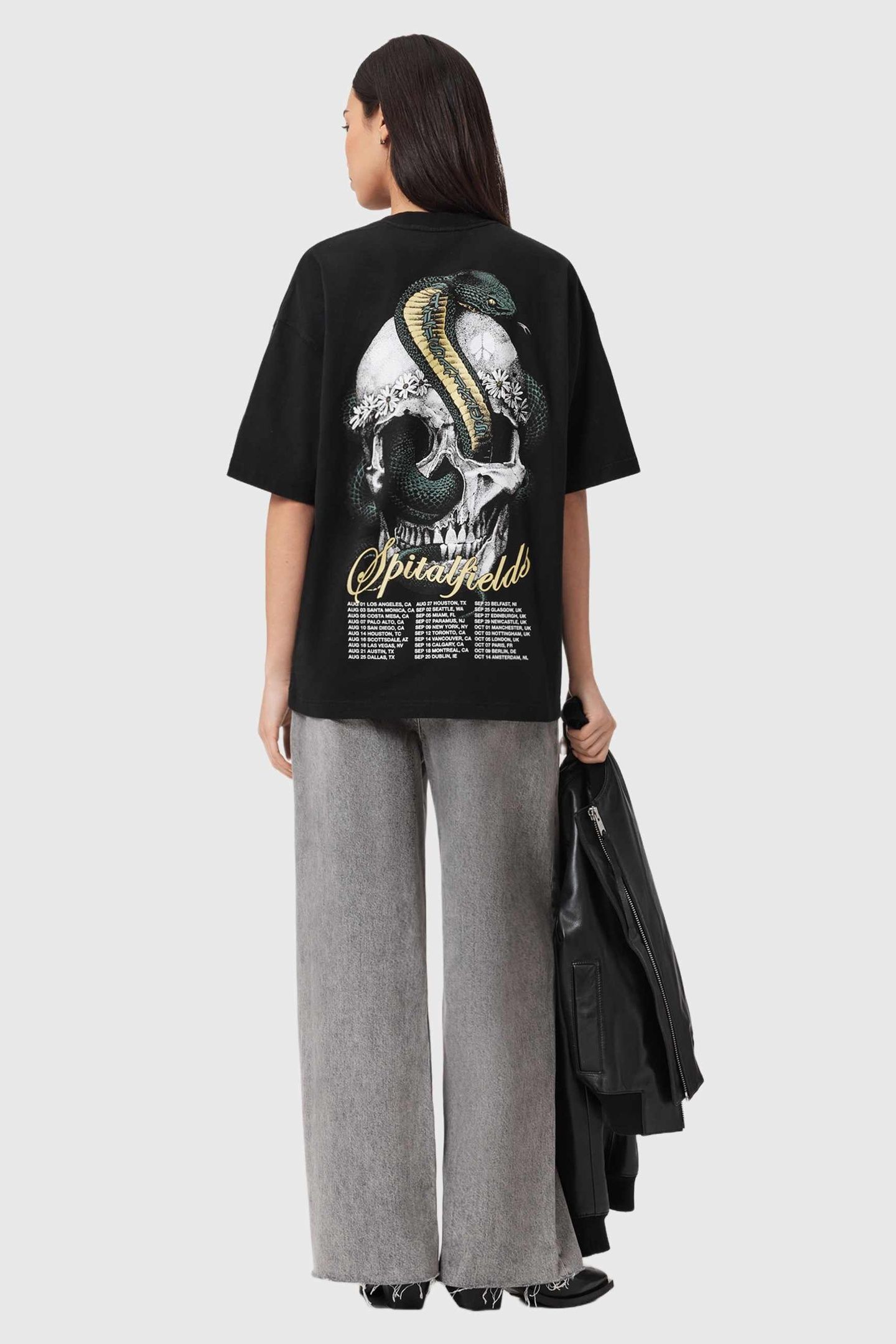 SNAKEHEAD ETTA TEE WASHED BLACK 7