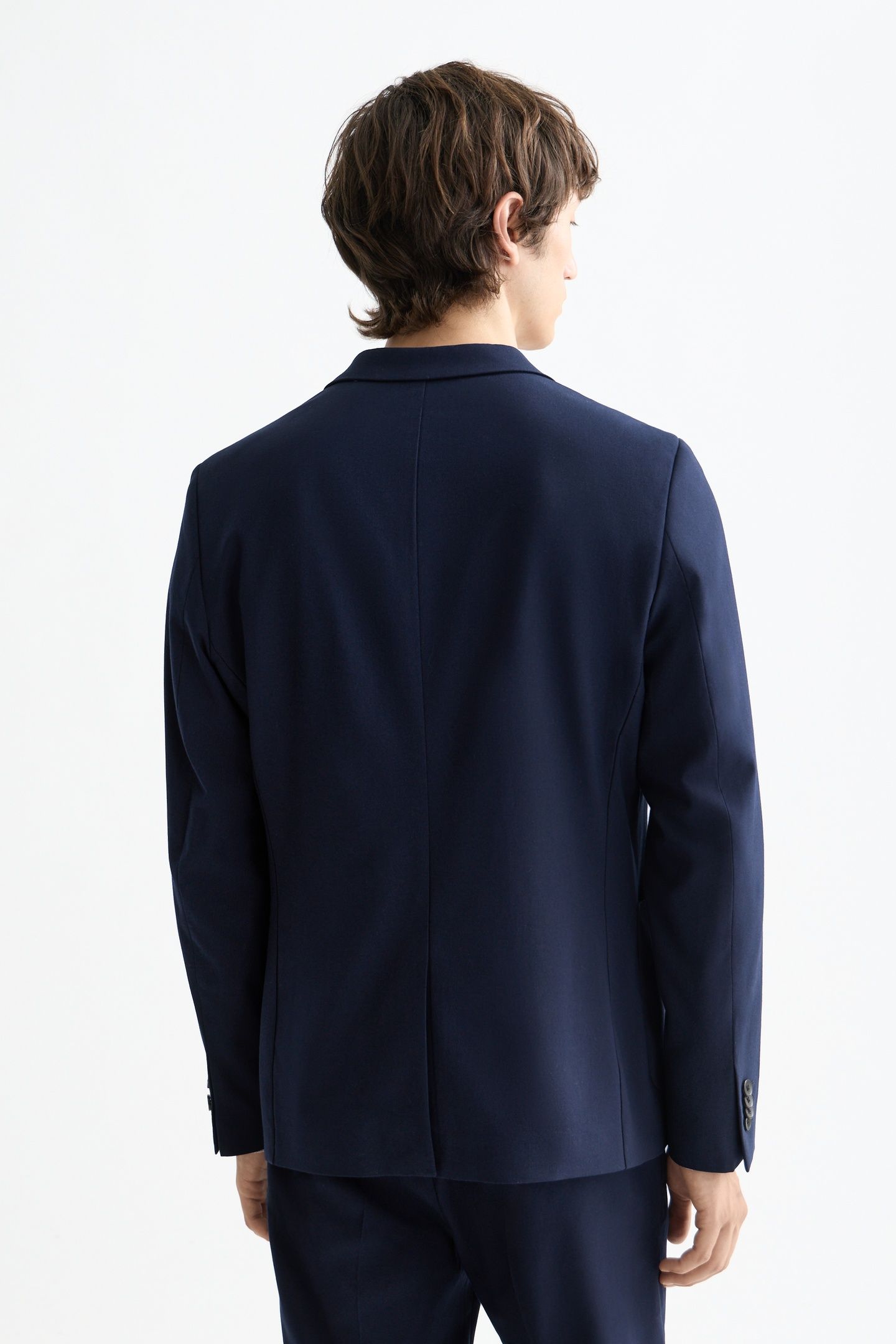 CORE - UNCONSTRUCTED PEAK LAPEL COOL-WOOL BLAZER NIGHT 3