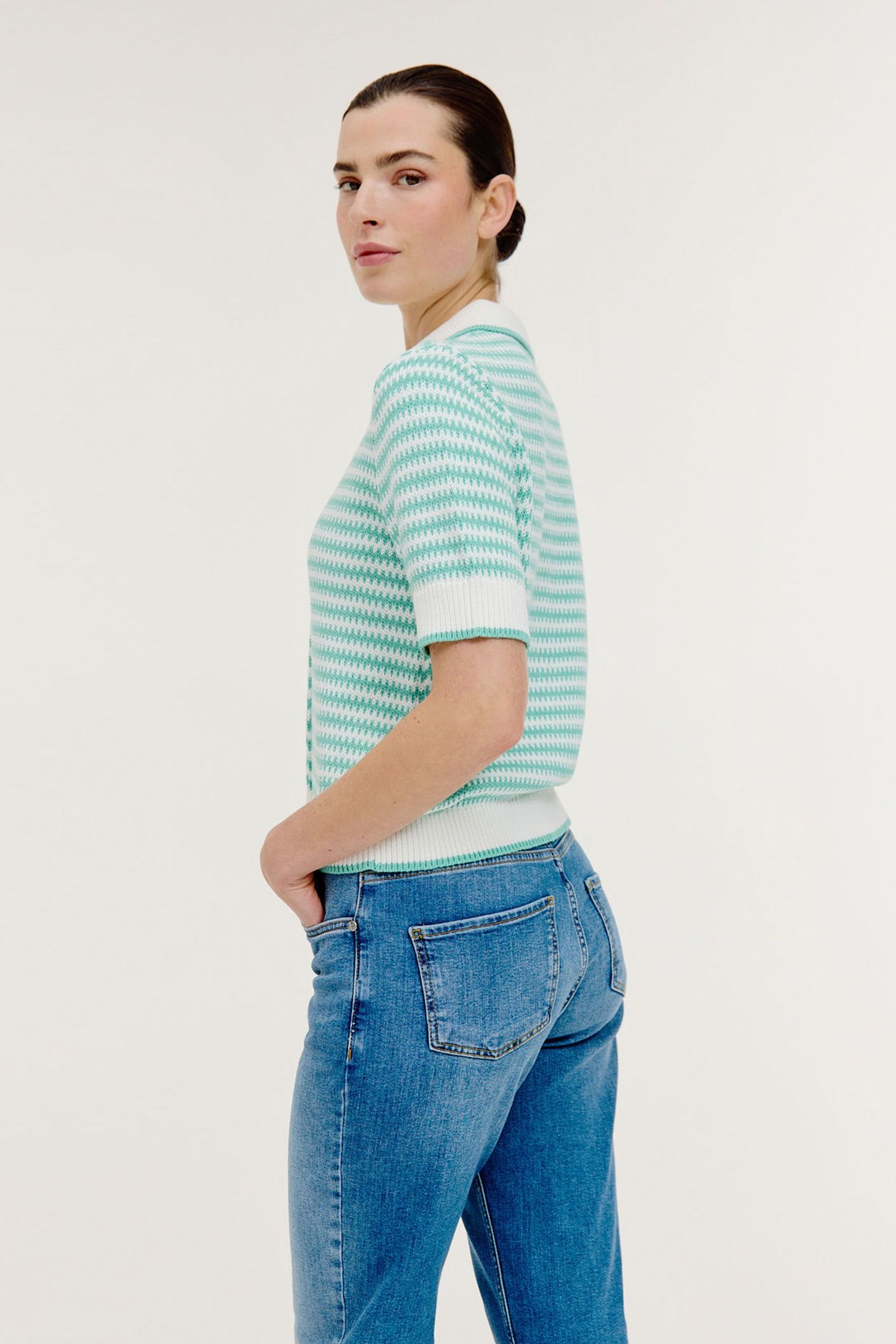 BASHA CARDIGAN WASABI GREEN 4