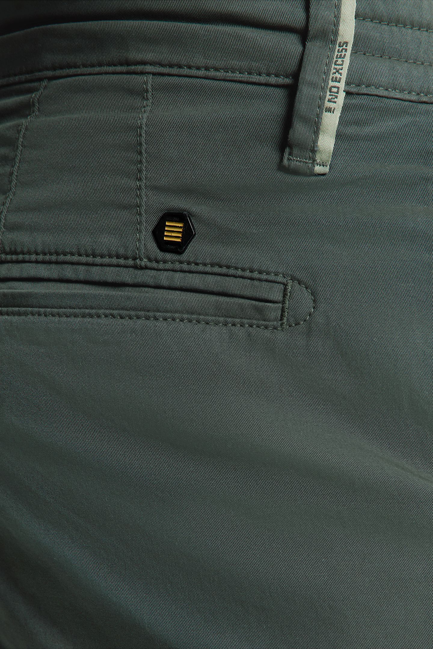 SHORT CARGO GARMENT DYED + STONE WASHED STRETCH DARK STEEL 6