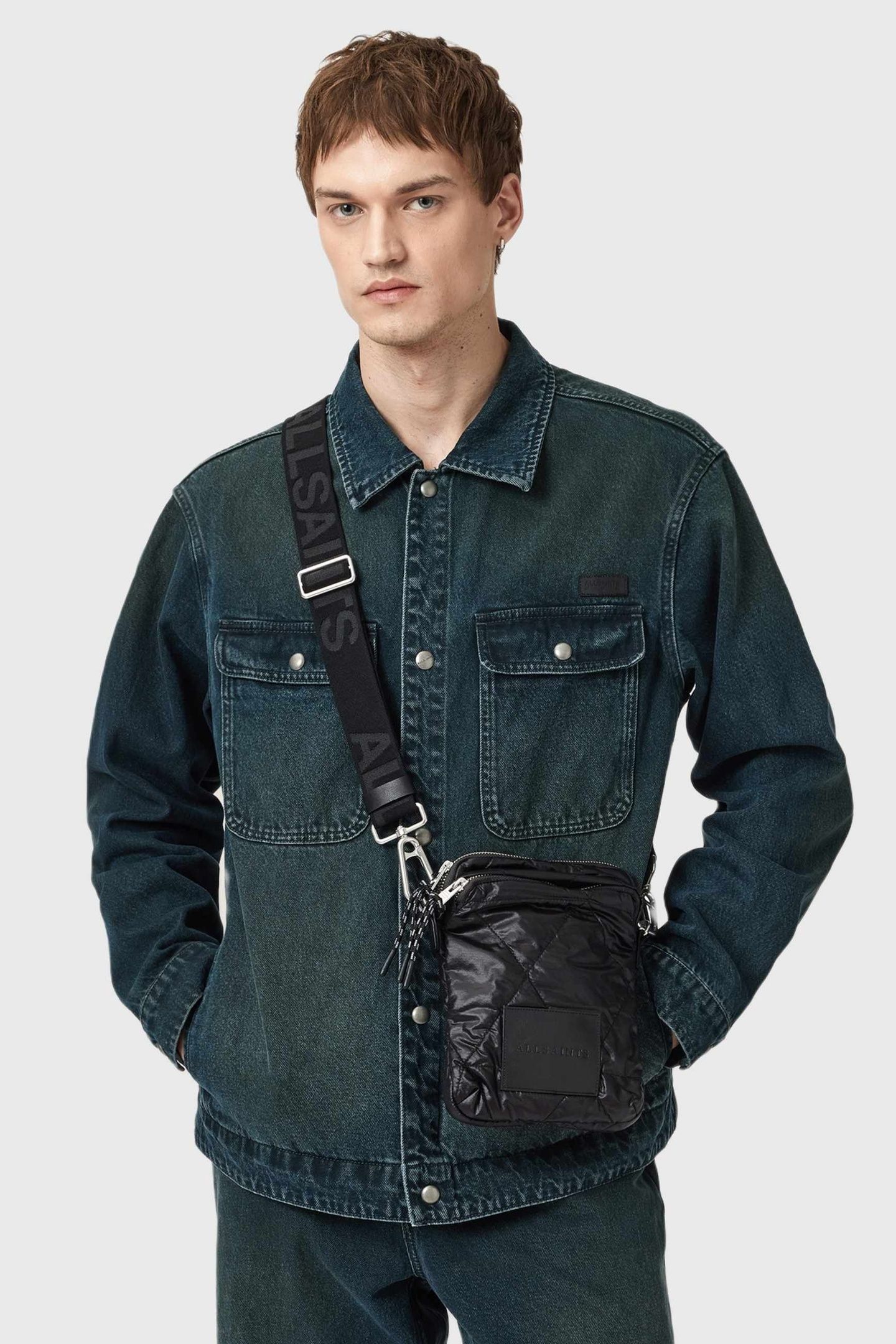 HAVEN QUILT POUCH BLACK 1