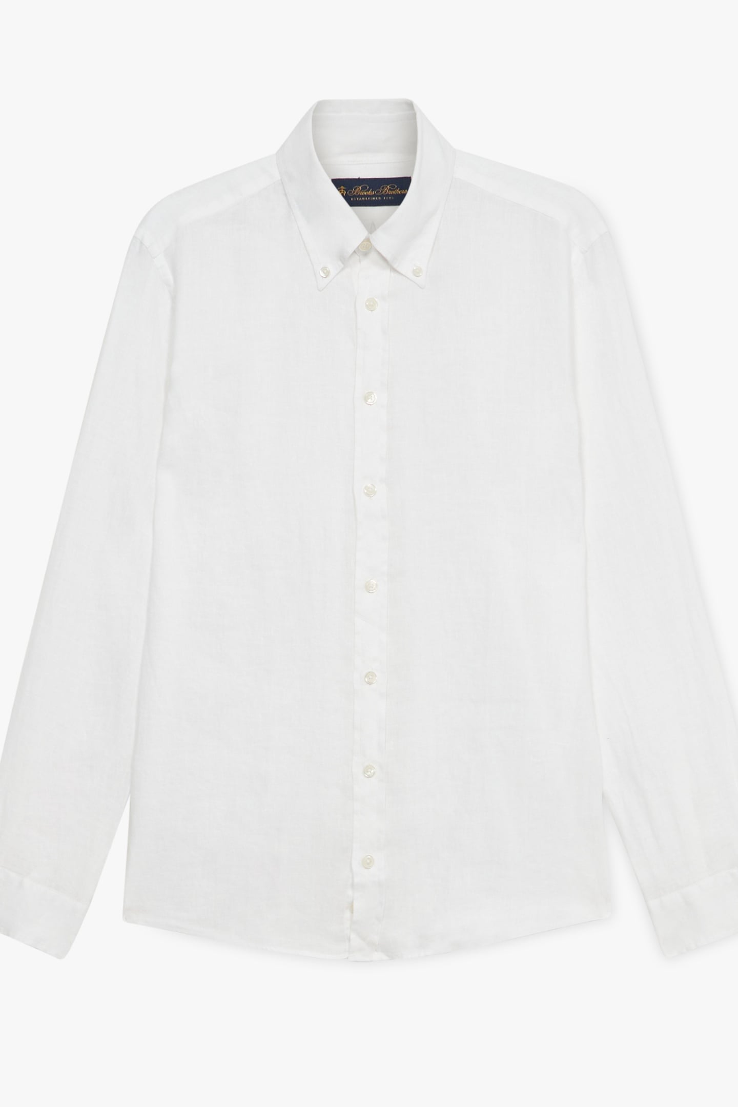 BUTTON DOWN SHIRT LINEN WHITE 1