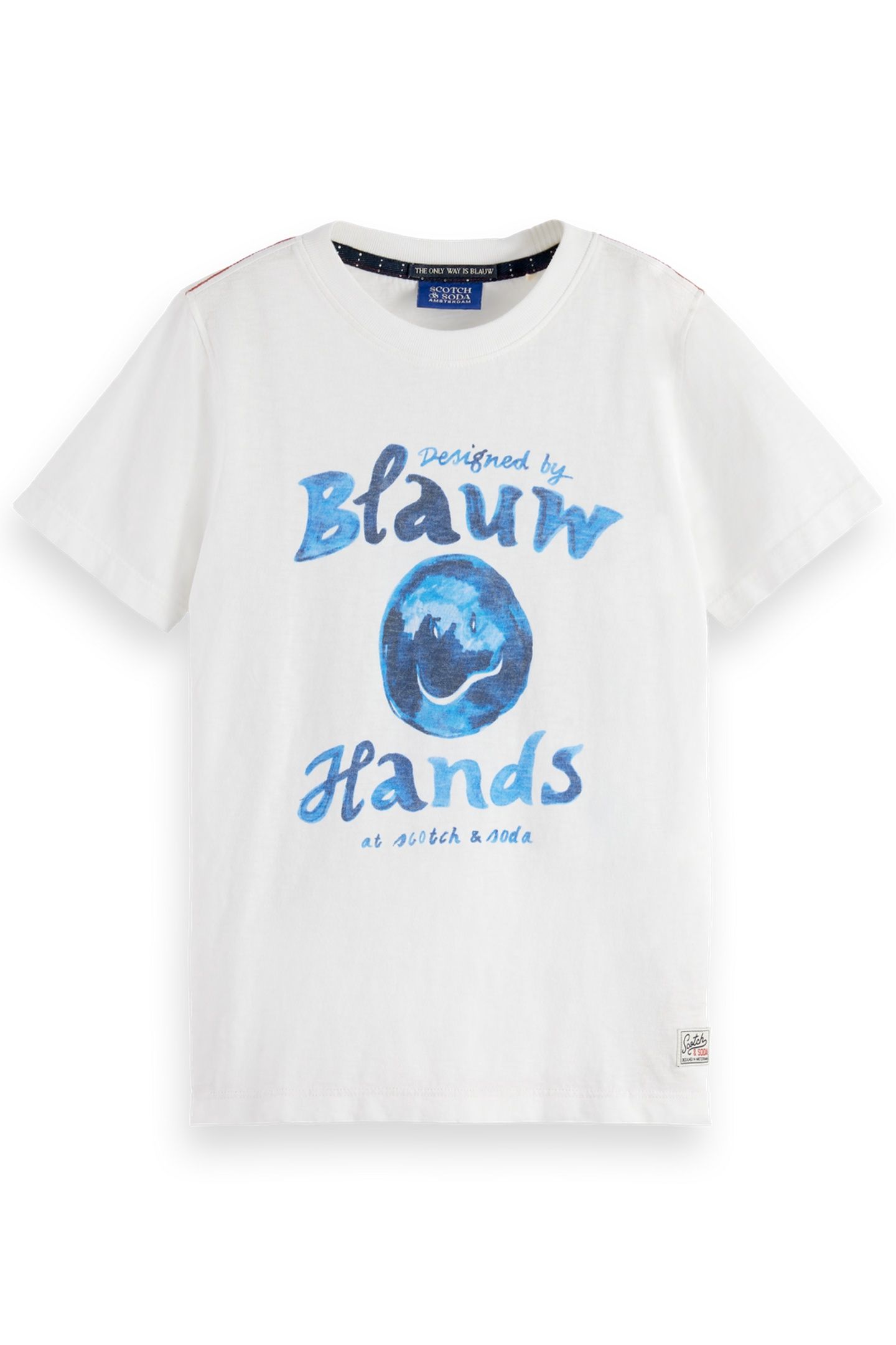 BOY REGULAR-FIT WASHED ARTWORK T-SHIRT OFFWHITE 1