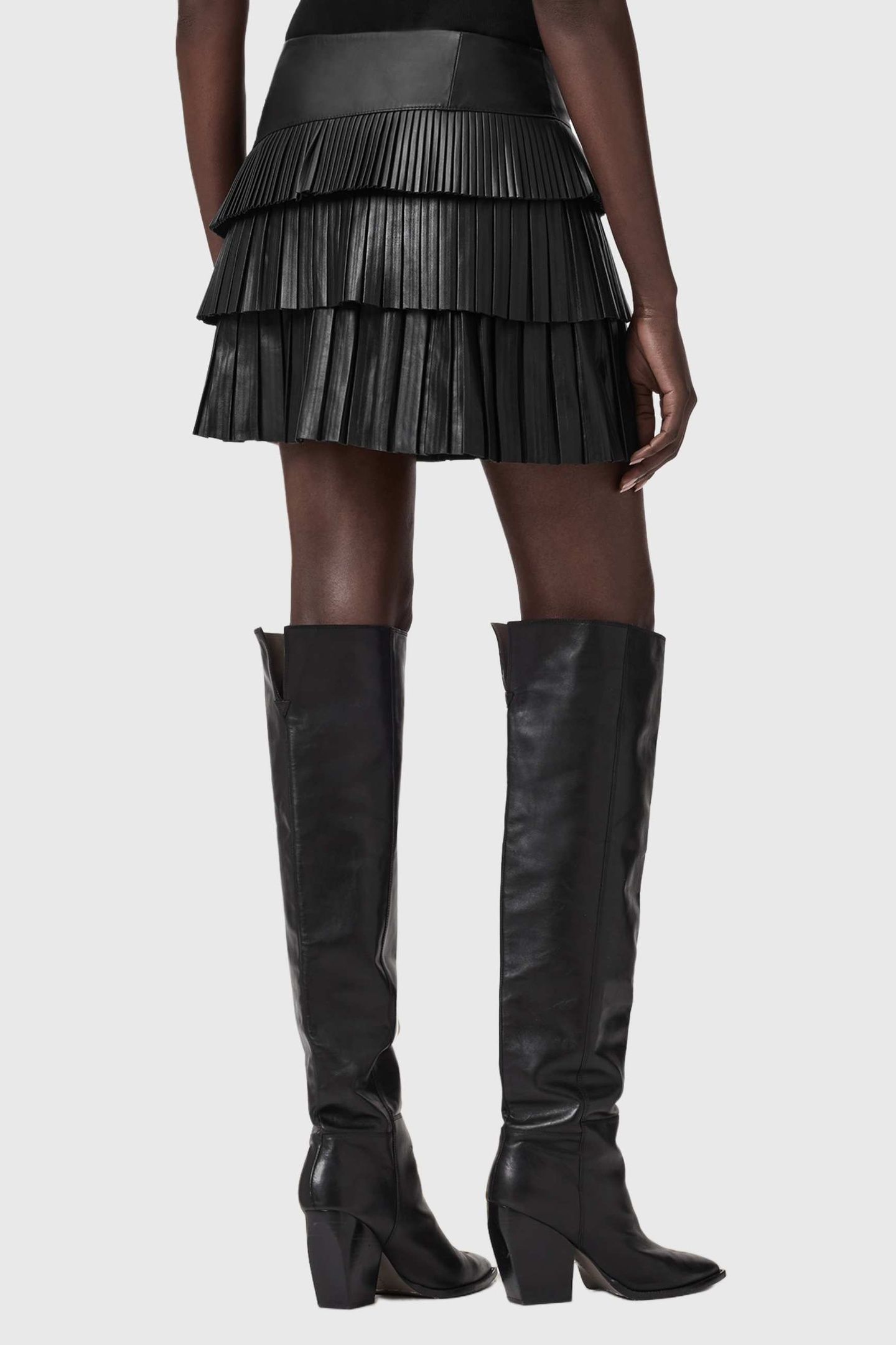 NARA PLEAT SKIRT BLACK 6