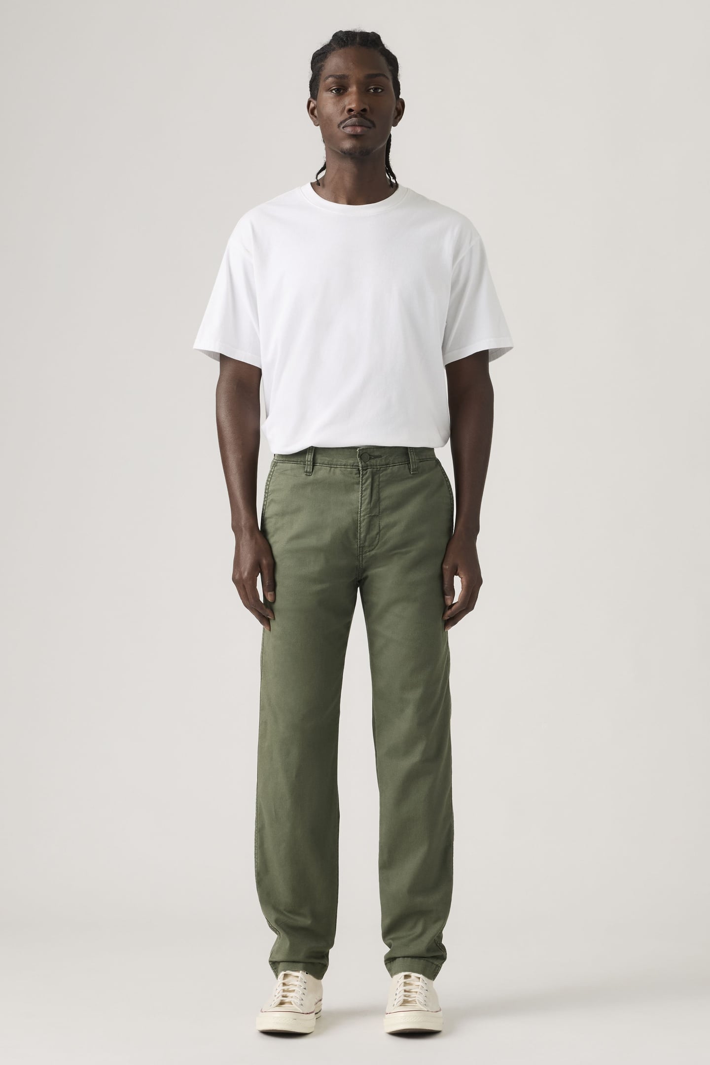 XX CHINO STANDARD TAPER LIGHTWEIGHT LINEN PANTS 1