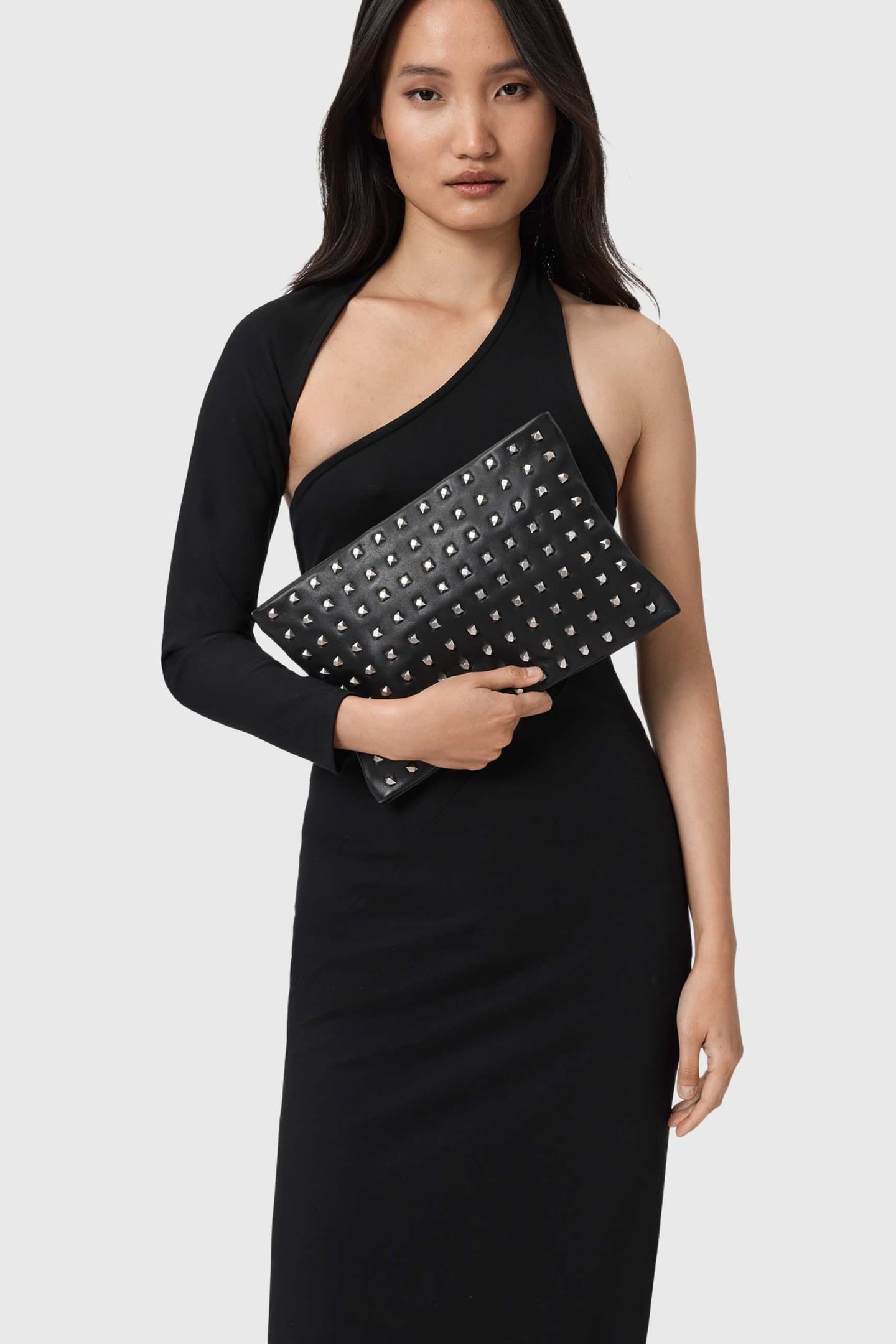 BETTINA EMB CLUTCH BLACK 1